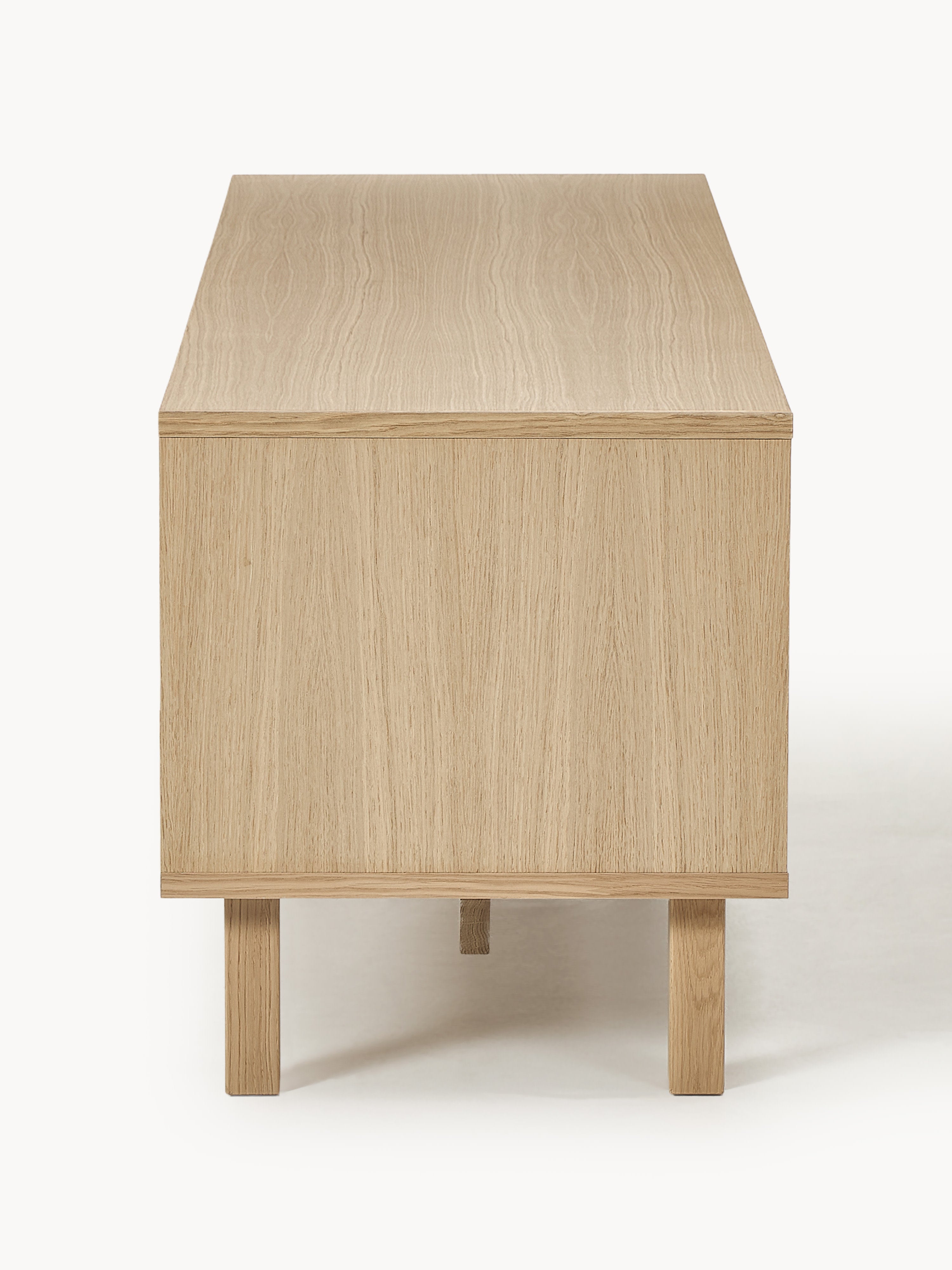 TV-Lowboard Echo mit Rattan-Fronten