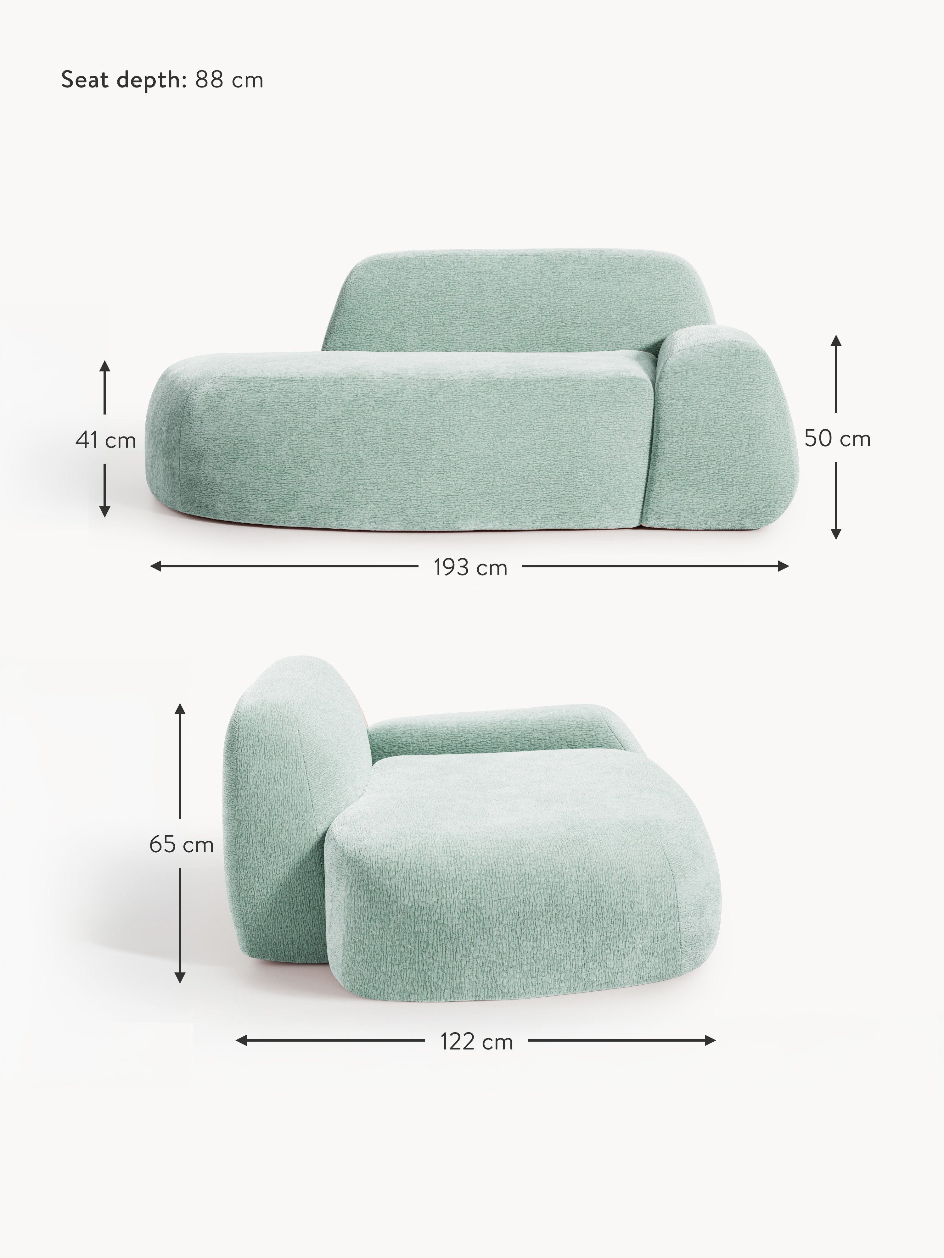 Sofa Wolke (2-Sitzer) mit Chaiselongue