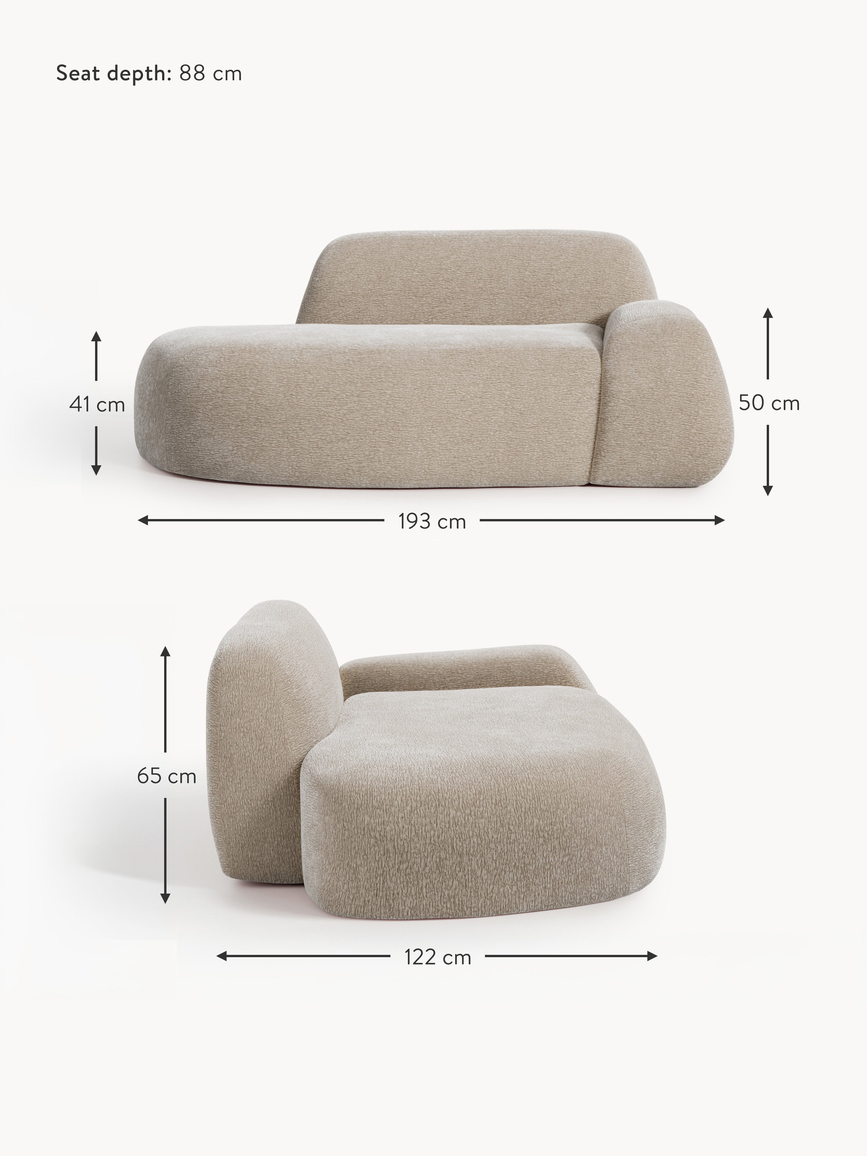 Sofa Wolke (2-Sitzer) mit Chaiselongue