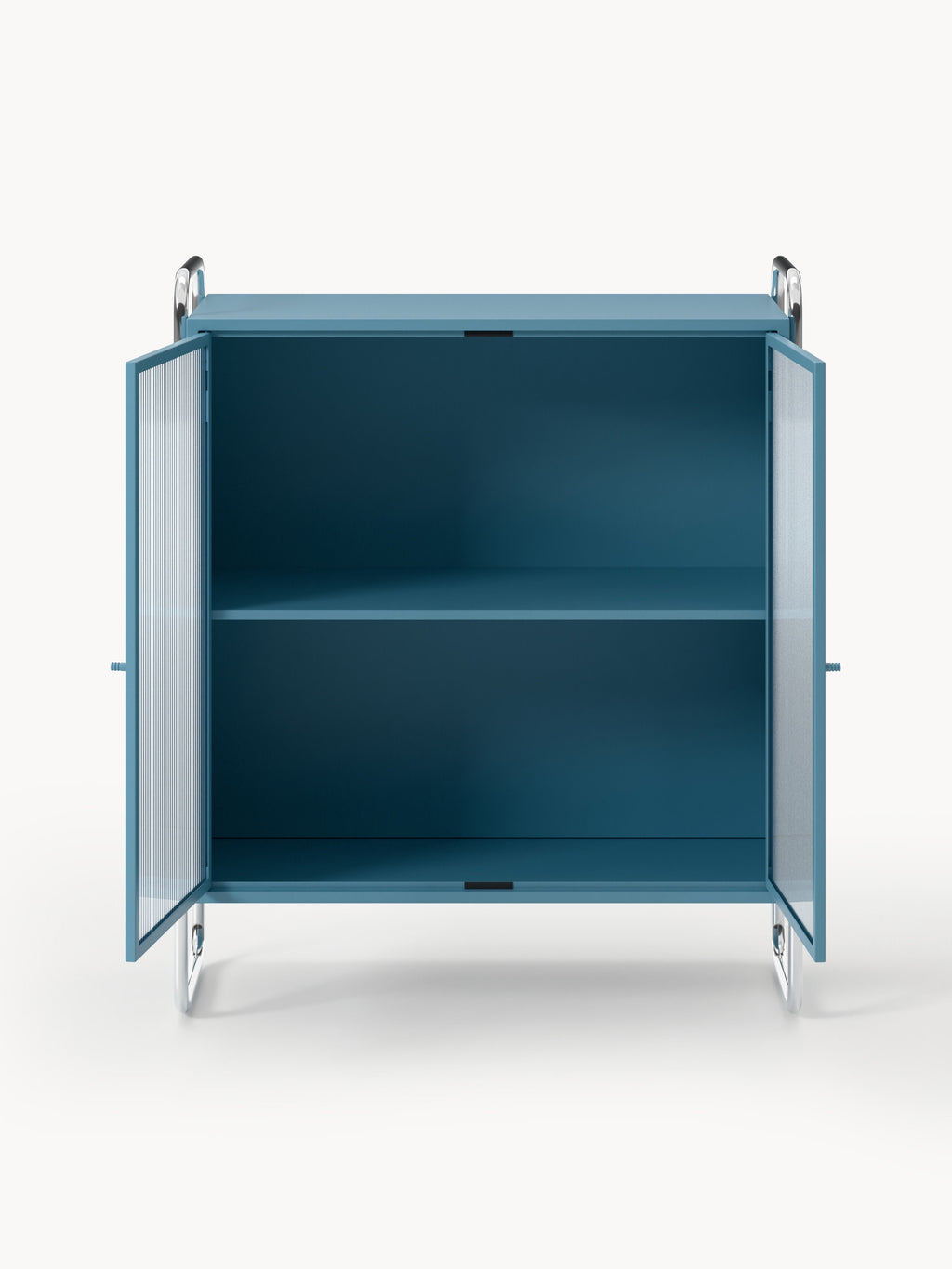 Metall-Vitrine Robyn mit Glas-Front