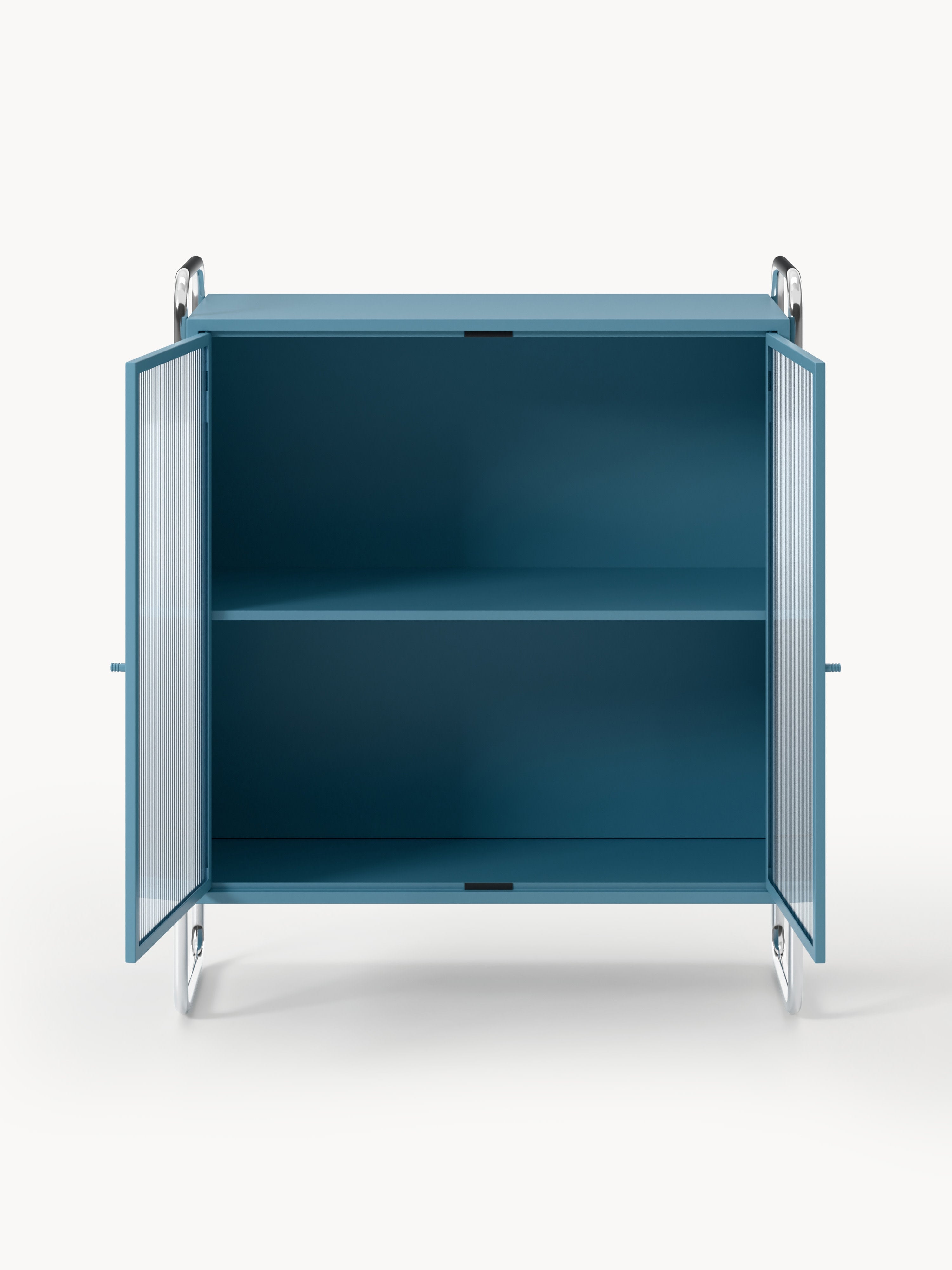 Metall-Vitrine Robyn mit Glas-Front