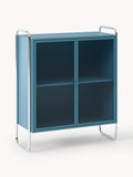Galeriebild 1 - Metall-Vitrine Robyn mit Glas-Front