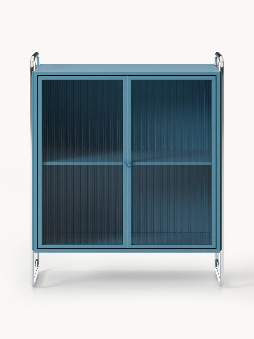 Metall-Vitrine Robyn mit Glas-Front