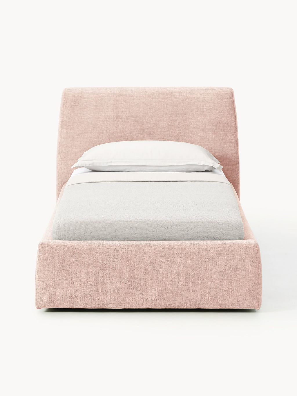Gepolstertes Einzelbett Cloud mit Stauraum