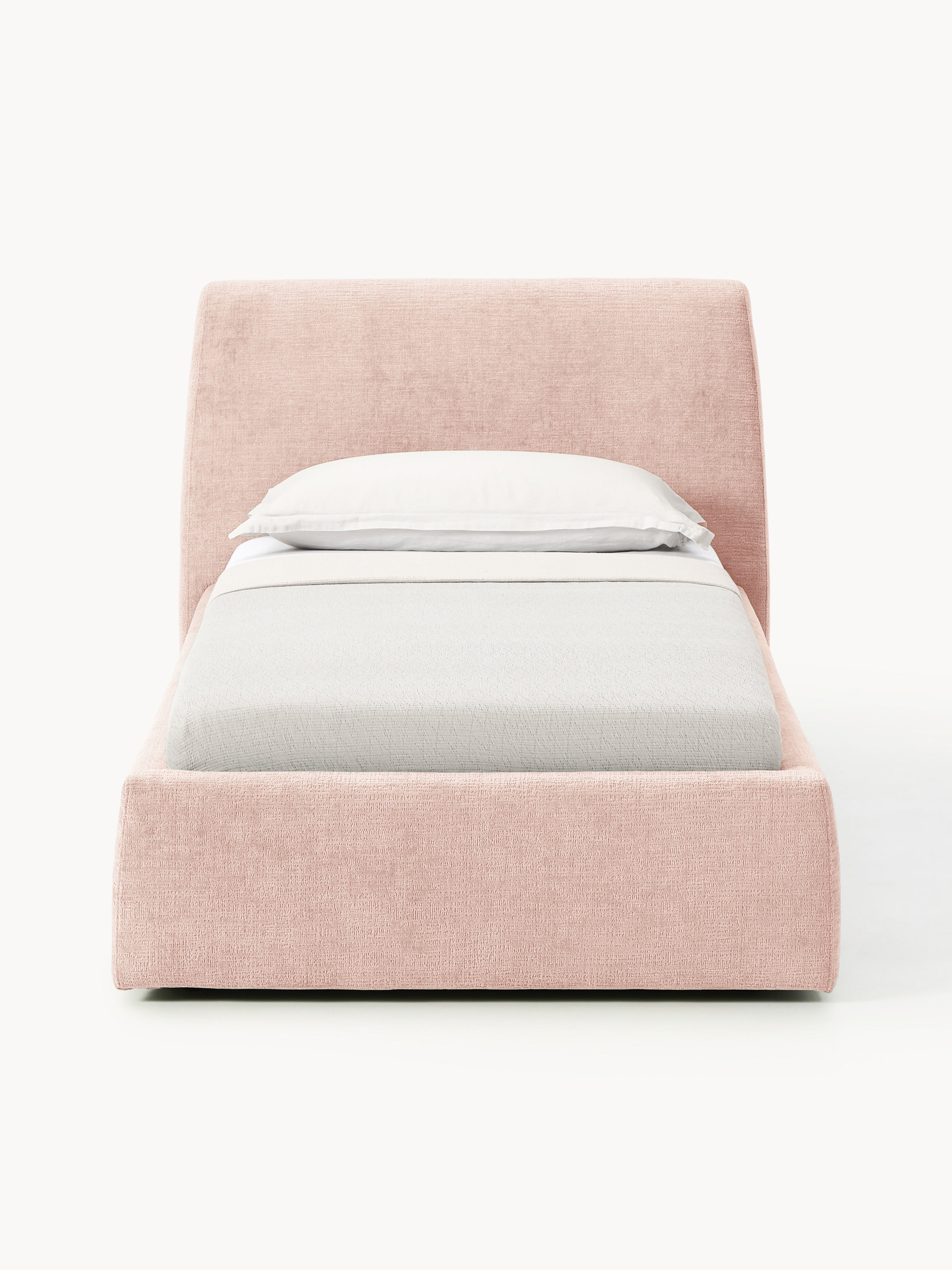 Gepolstertes Einzelbett Cloud mit Stauraum