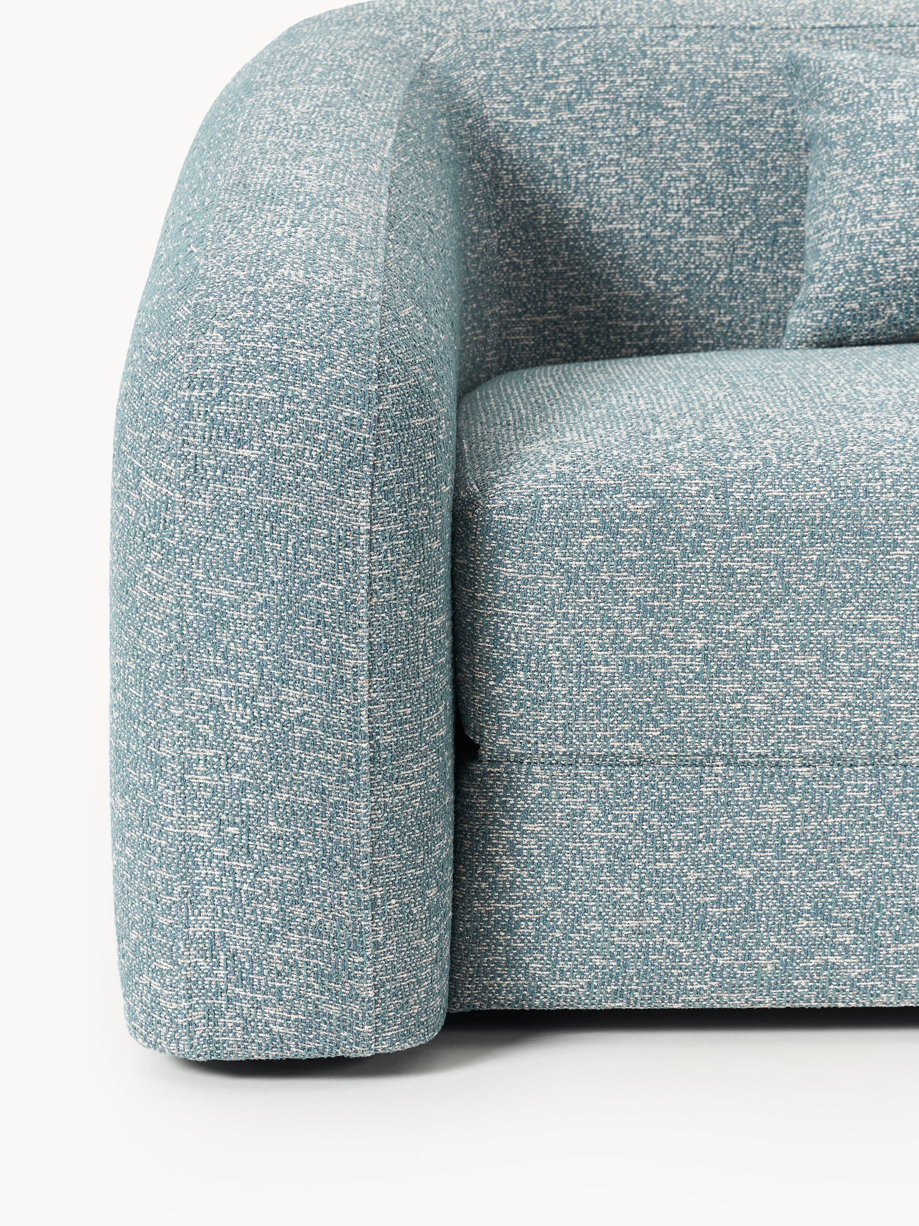 Bouclé-Schlafsofa Eliot (3-Sitzer)