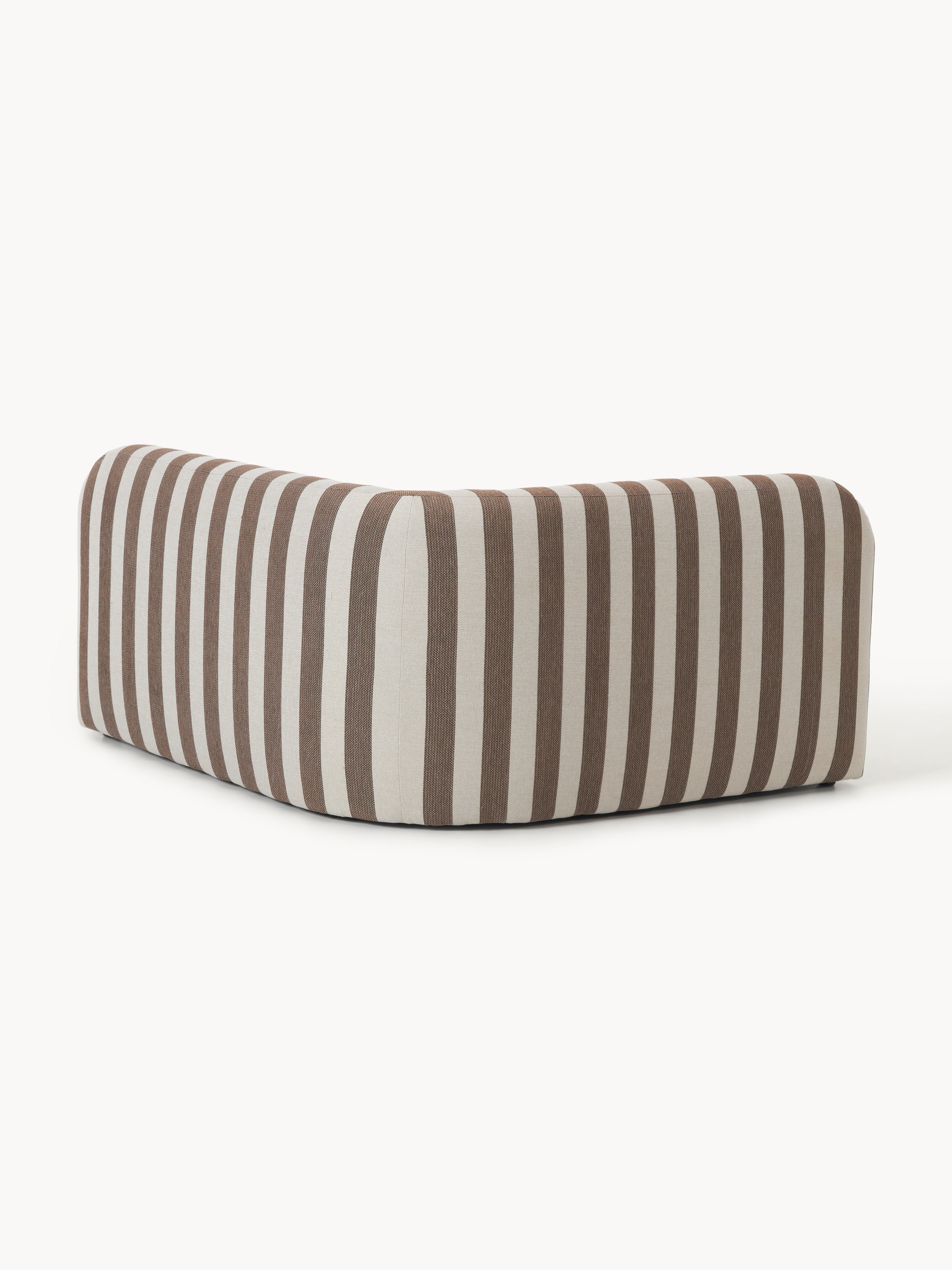 Rundes Gestreiftes Eckmodul Wolke