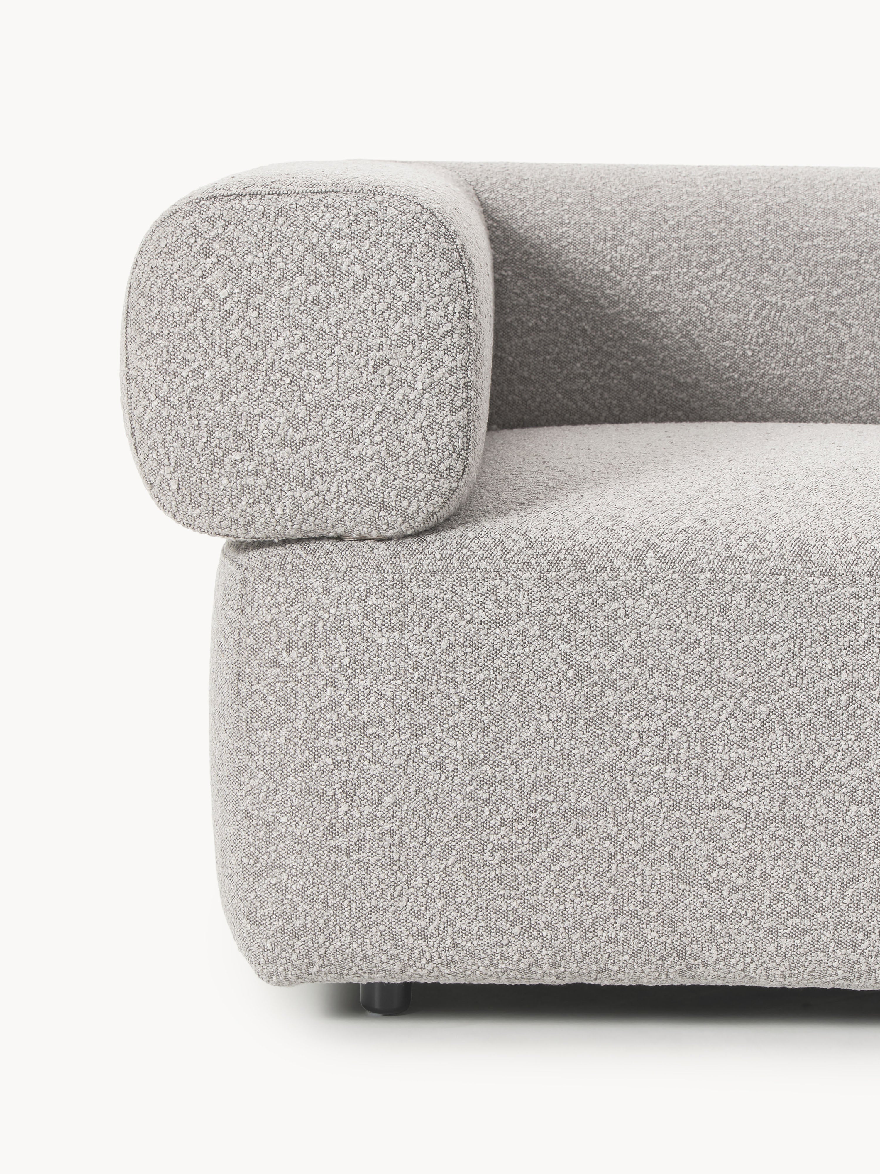 Modulares Bouclé-Sofa Anton (3-Sitzer)