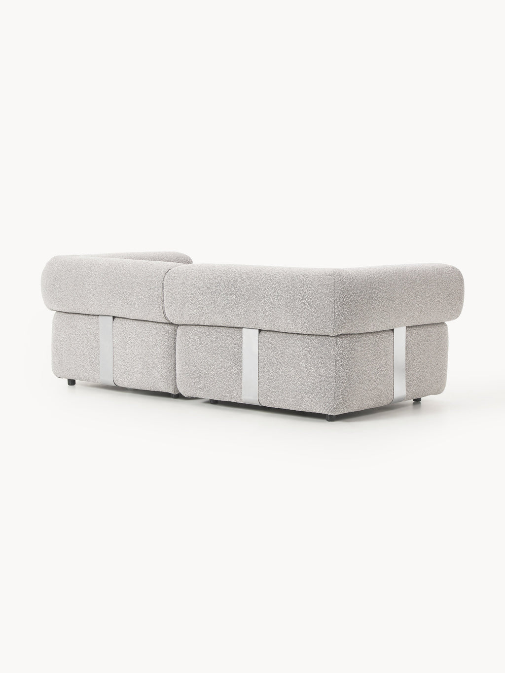 Modulares Bouclé-Sofa Anton (3-Sitzer)