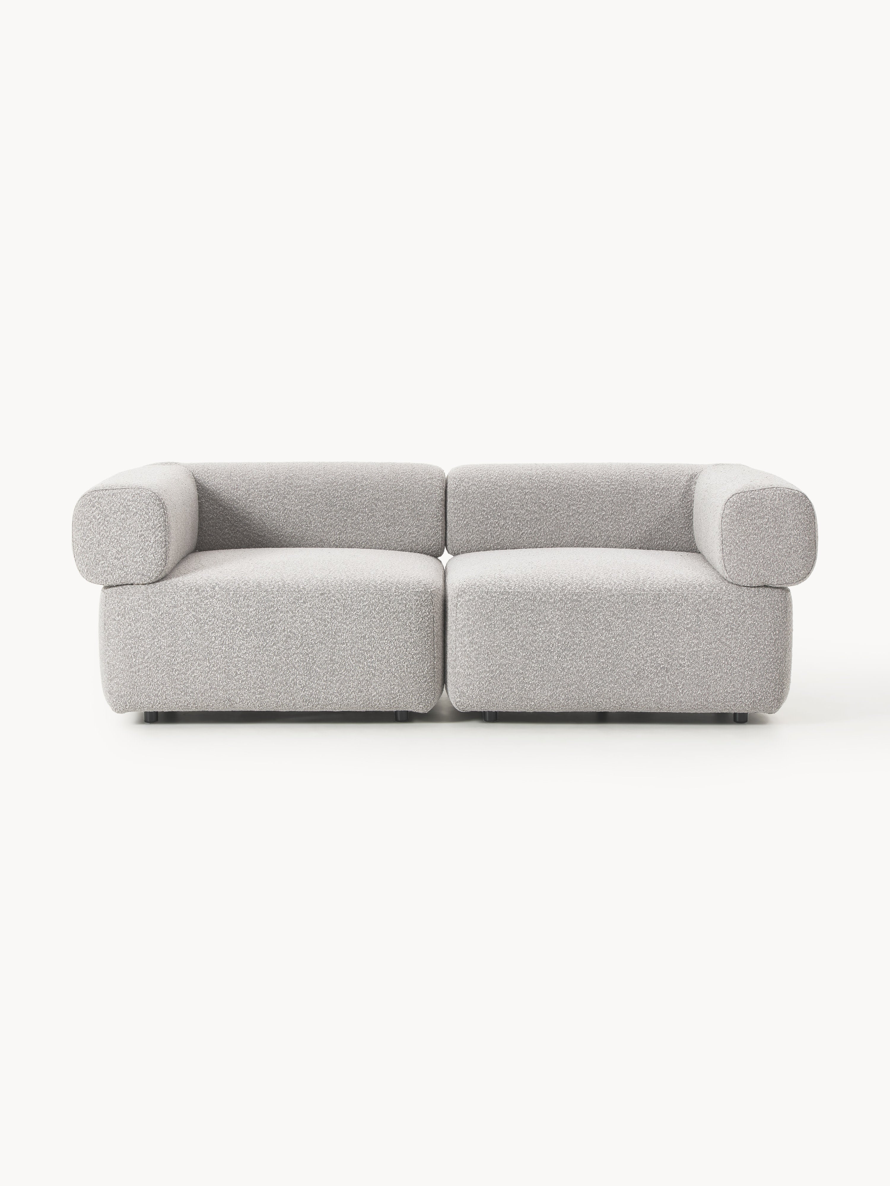 Galeriebild 1 - Modulares Bouclé-Sofa Anton (3-Sitzer)