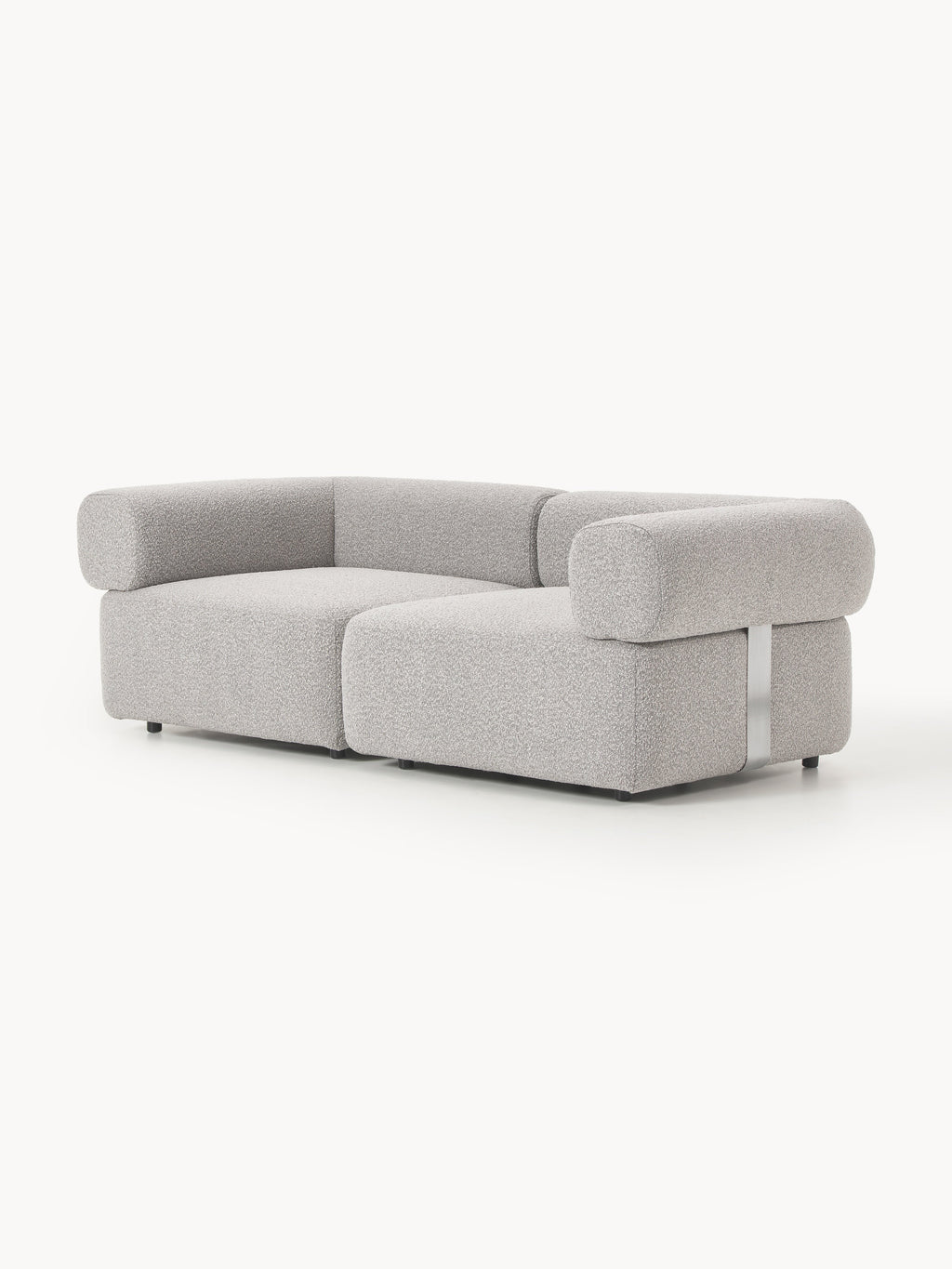 Modulares Bouclé-Sofa Anton (3-Sitzer)