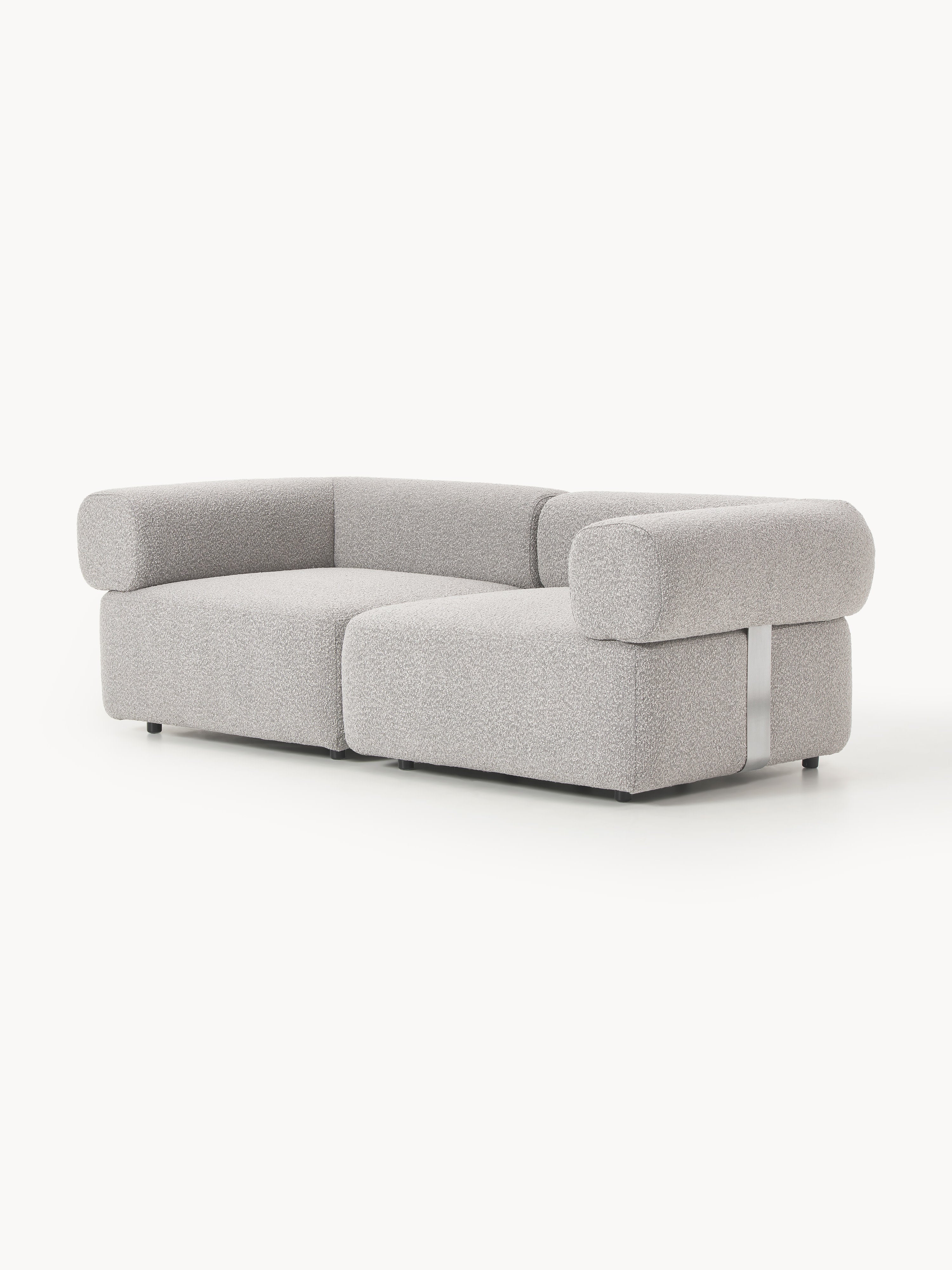 Modulares Bouclé-Sofa Anton (3-Sitzer)