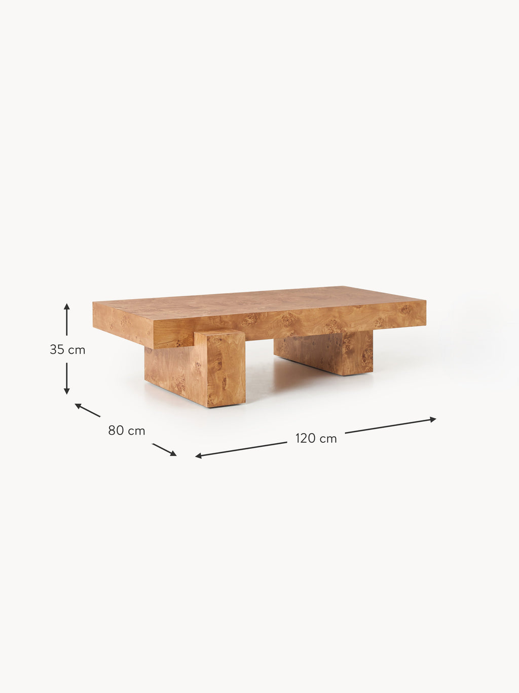 Holz-Couchtisch Simon