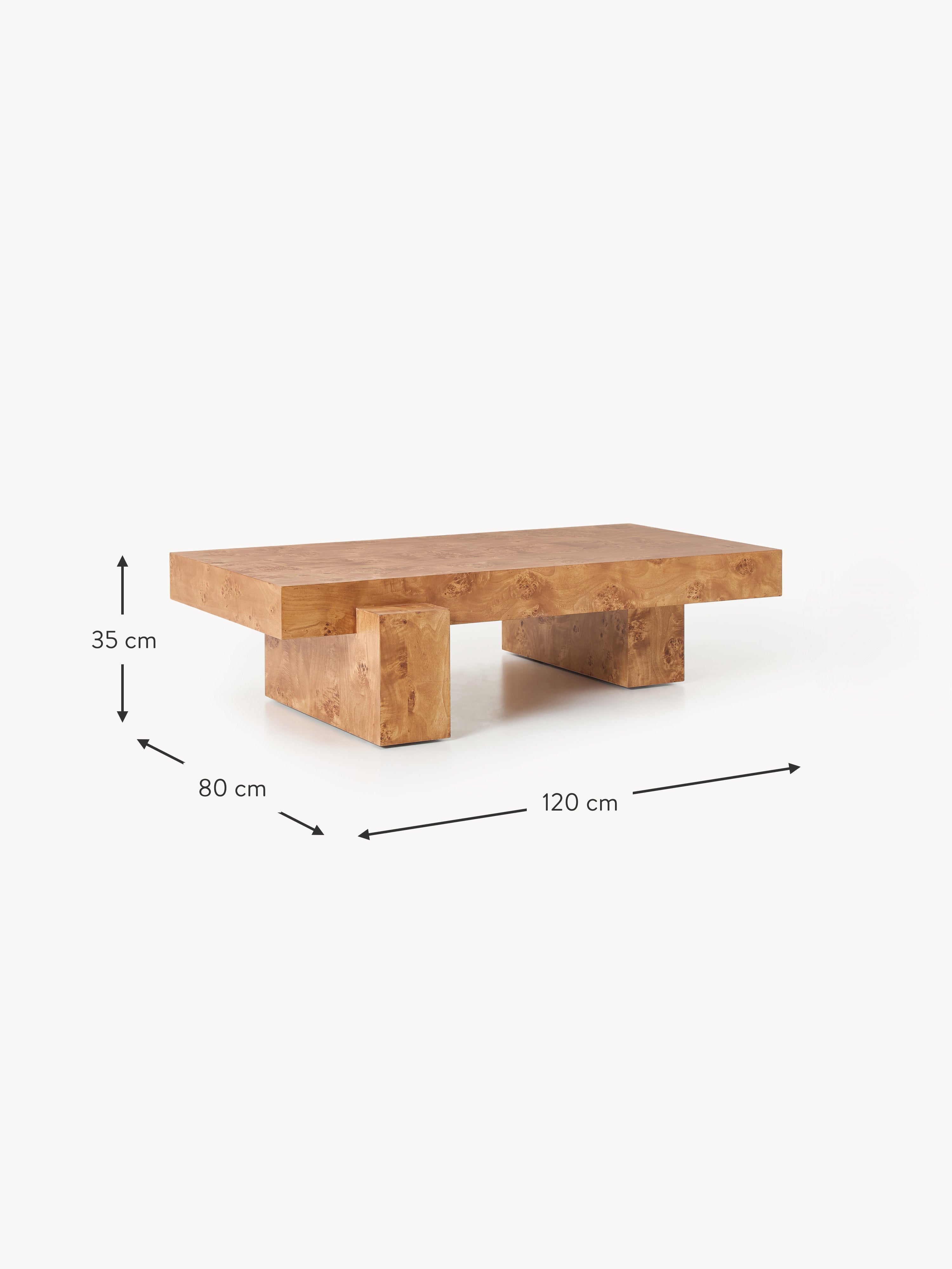 Holz-Couchtisch Simon