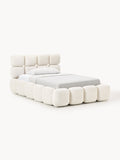 Galeriebild 1 - Einzelbett Tayla mit Stauraum aus Teddy-Bouclé