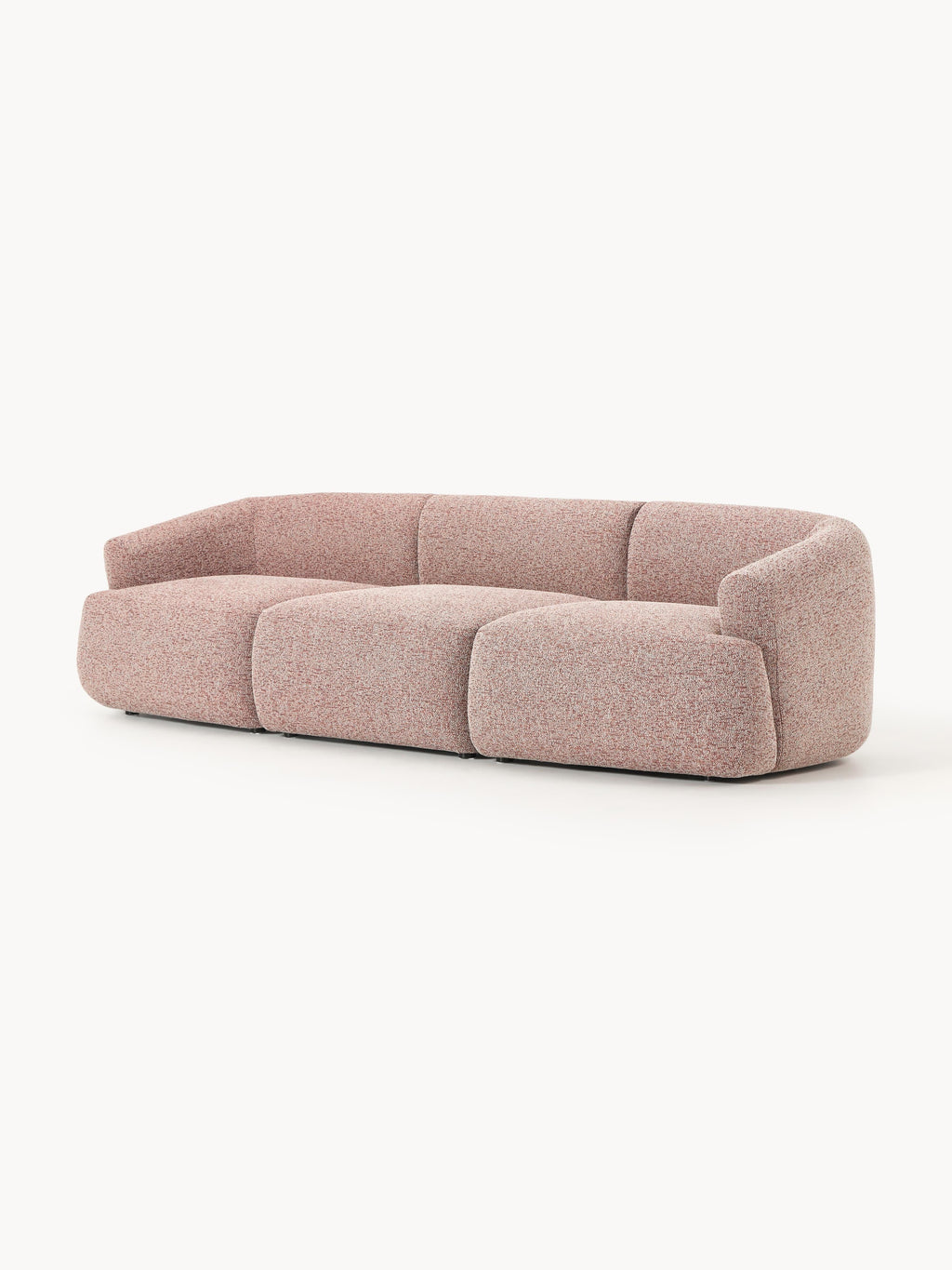 Modulares Bouclé-Sofa Sofia (3-Sitzer)