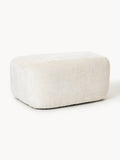 Galeriebild 1 - Großer Sofa-Hocker Wolke aus Teddy-Bouclé