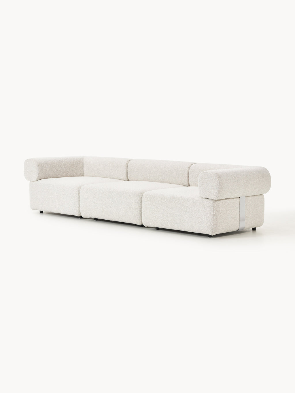 Bouclé-Modulares Sofa Anton (4-Sitzer)