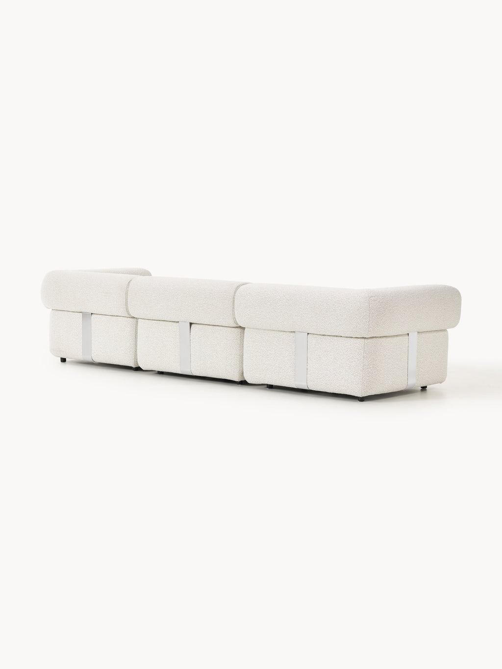 Bouclé-Modulares Sofa Anton (4-Sitzer)