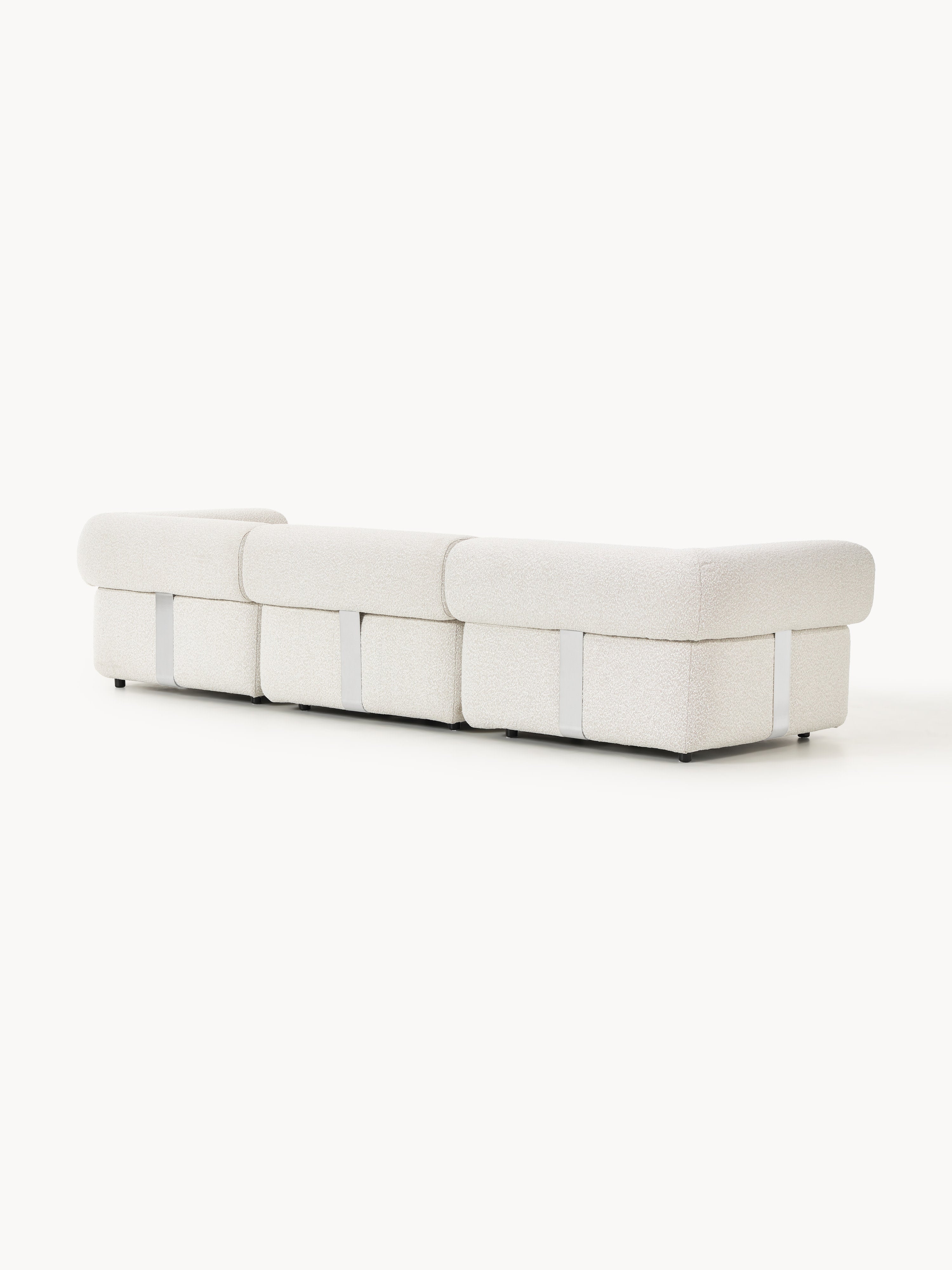 Bouclé-Modulares Sofa Anton (4-Sitzer)