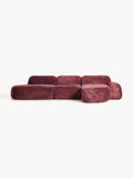 Galeriebild 1 - Modulares Teddy-Bouclé-Ecksofa Wolke (4-Sitzer) mit Chaiselongue