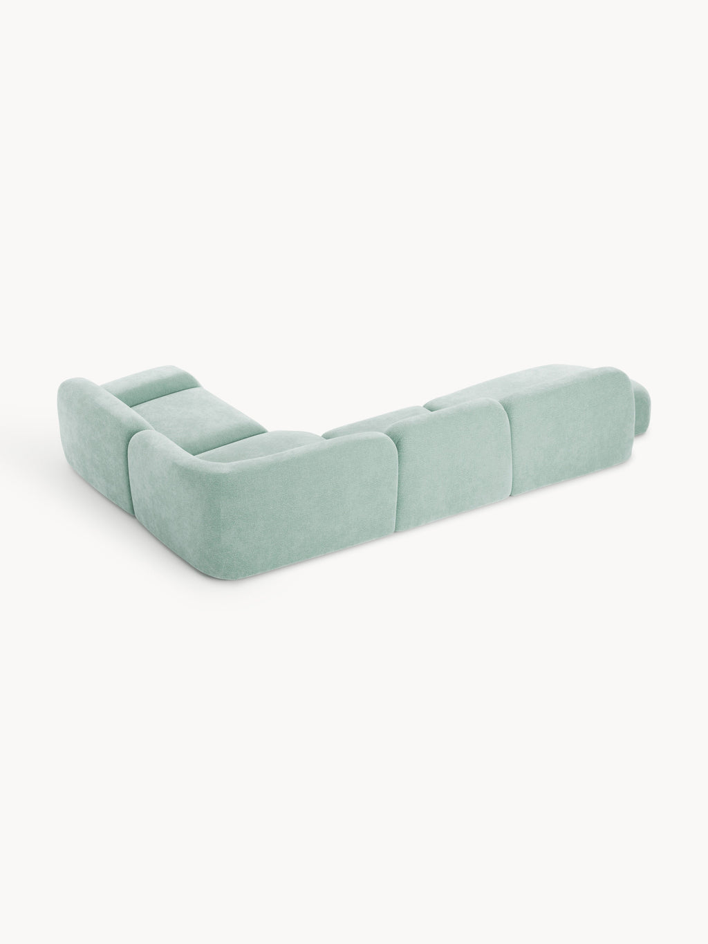 Modulares XL-Ecksofa Wolke mit Chaiselongue