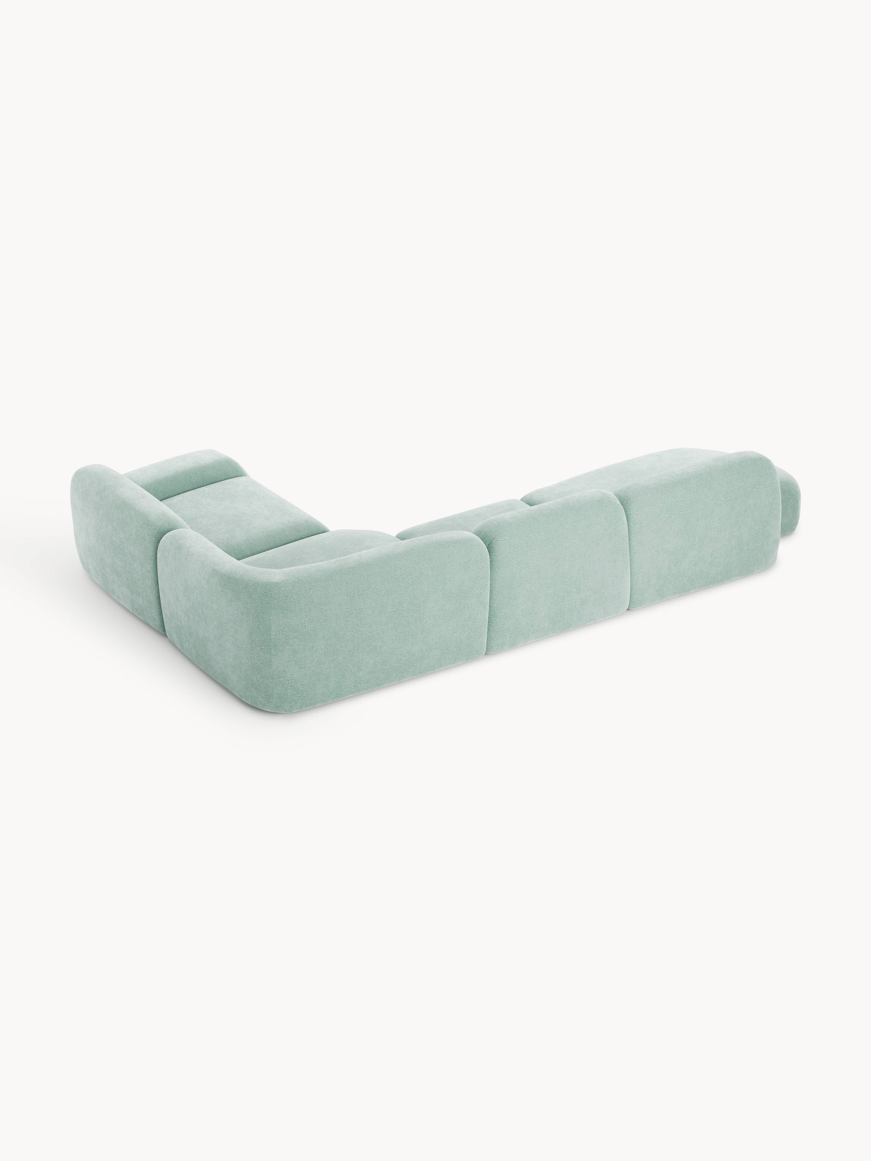 Modulares XL-Ecksofa Wolke mit Chaiselongue