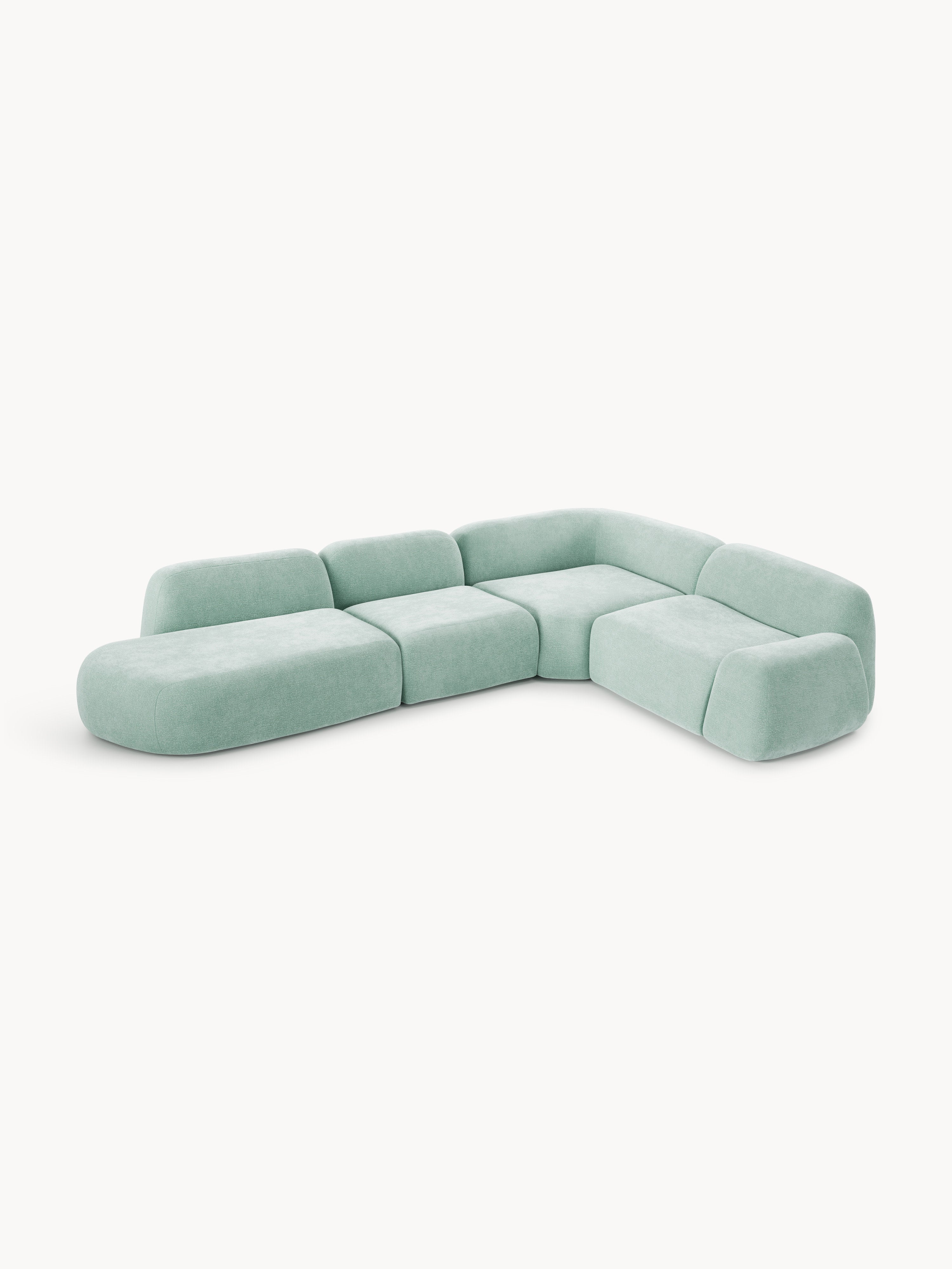 Modulares XL-Ecksofa Wolke mit Chaiselongue