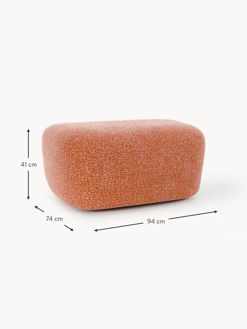 Großer Sofa-Hocker Wolke