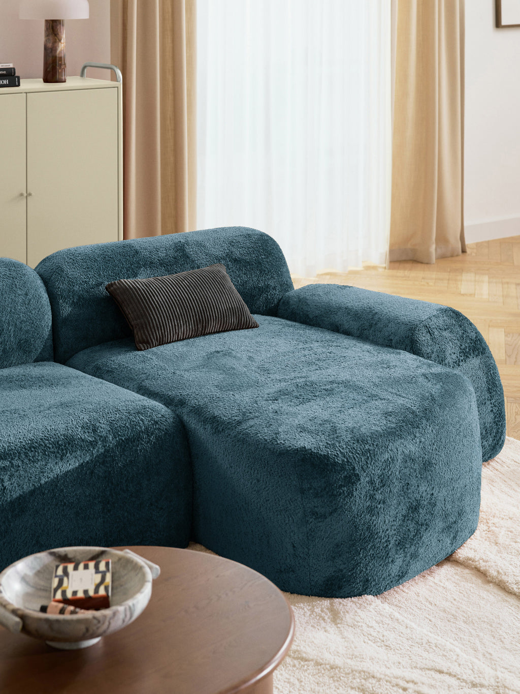 Teddy-Bouclé-Chaise Wolke