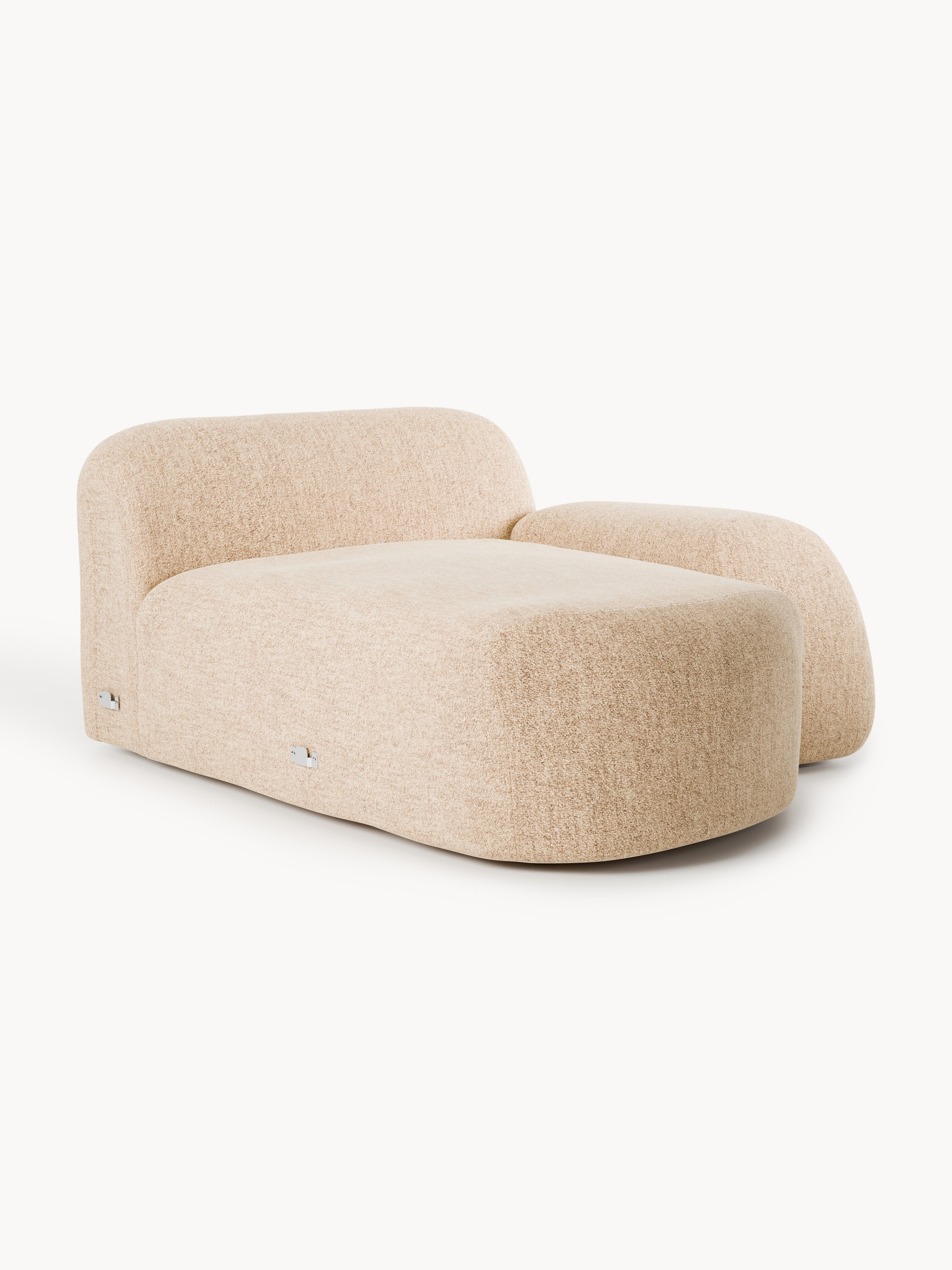 Bouclé-Chaise-Eckmodul Wolke
