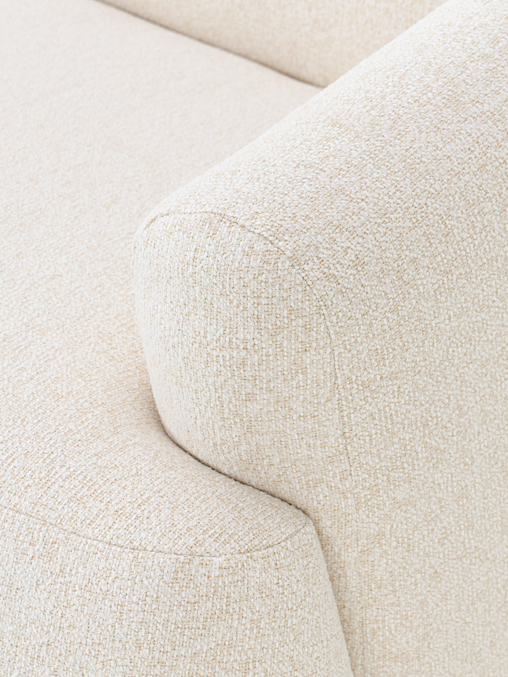 Modulares Bouclé-Ecksofa Sofia (3-Sitzer)