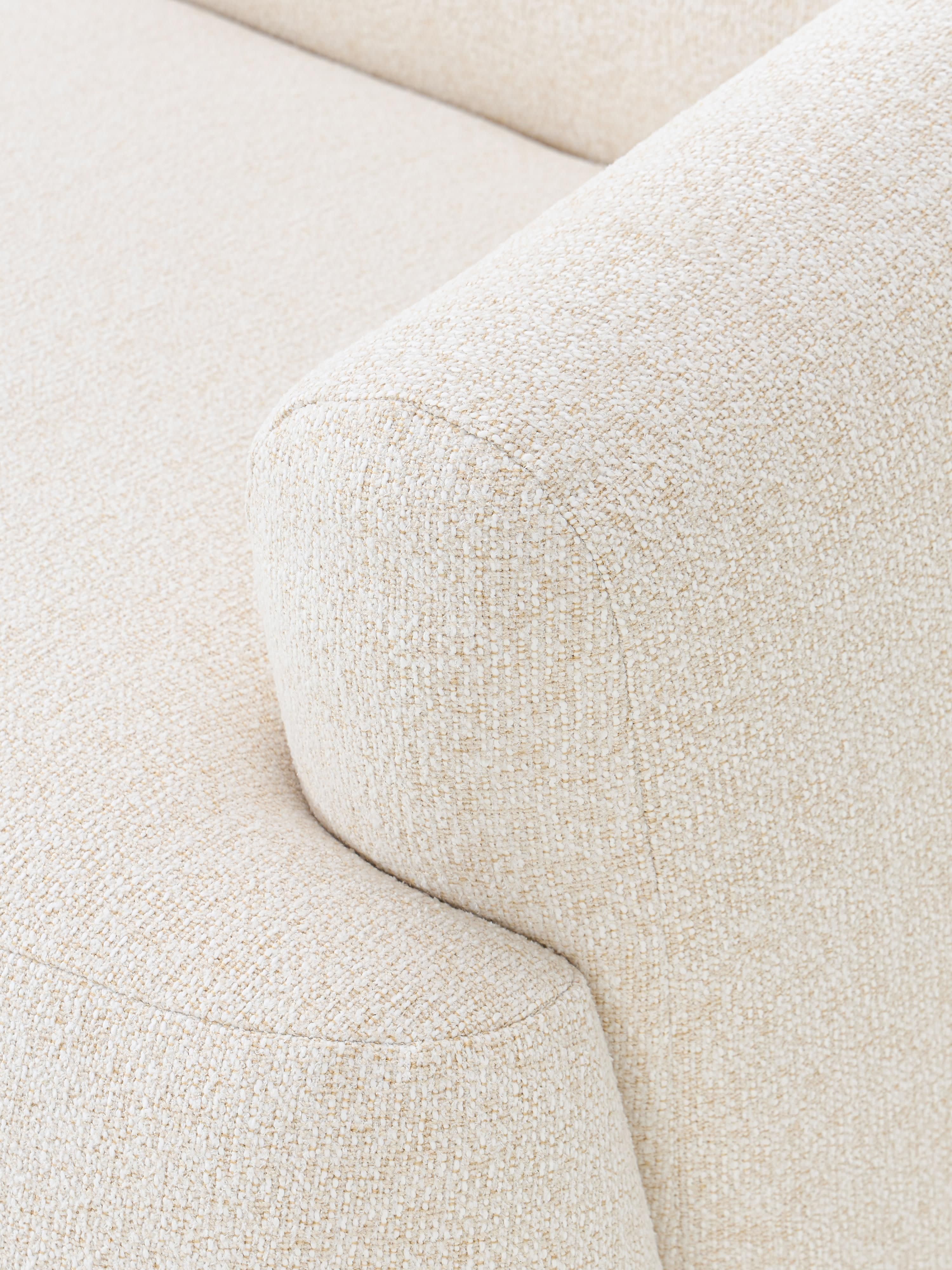 Modulares Bouclé-Ecksofa Sofia (3-Sitzer)