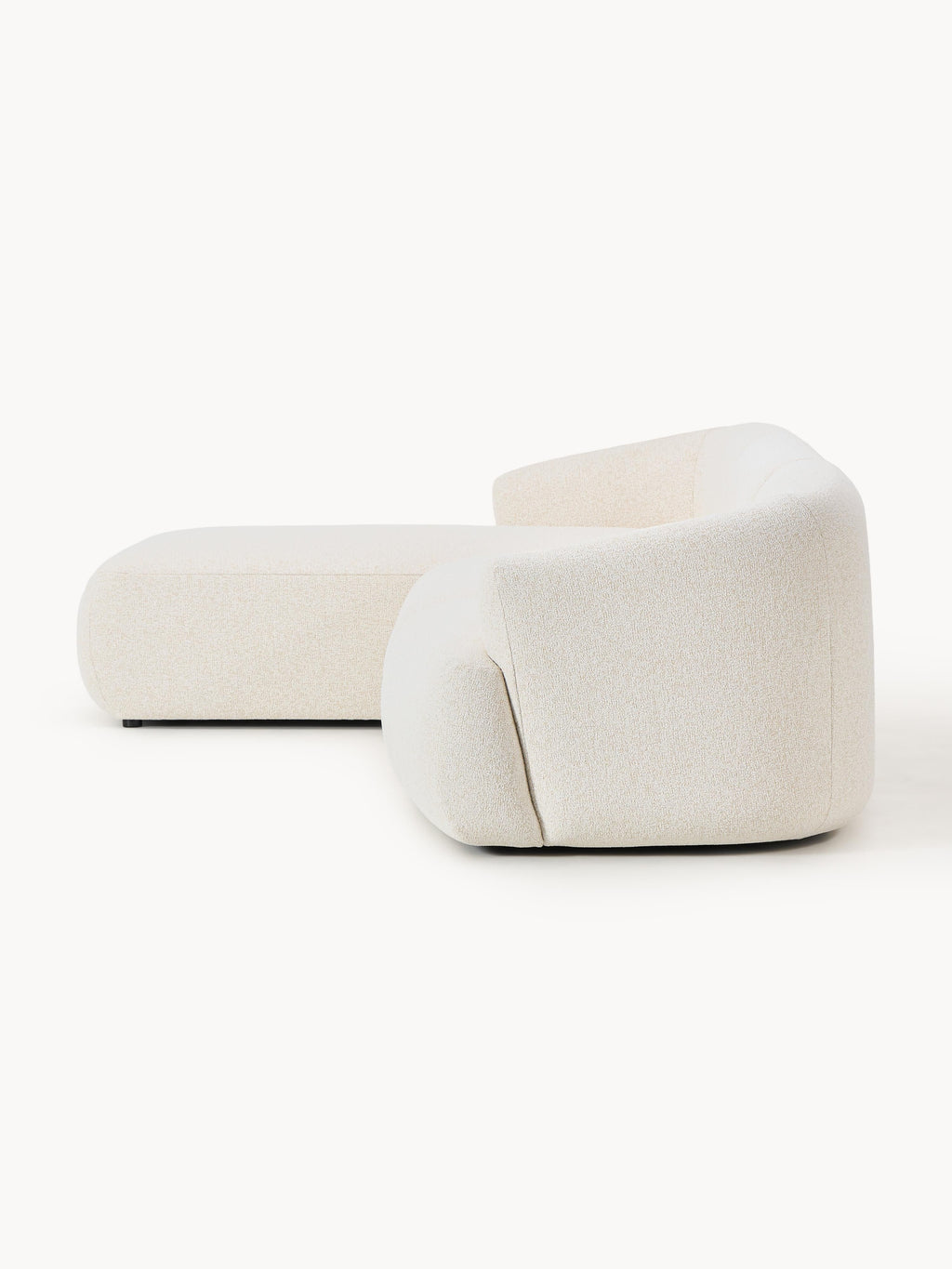 Modulares Bouclé-Ecksofa Sofia (3-Sitzer)