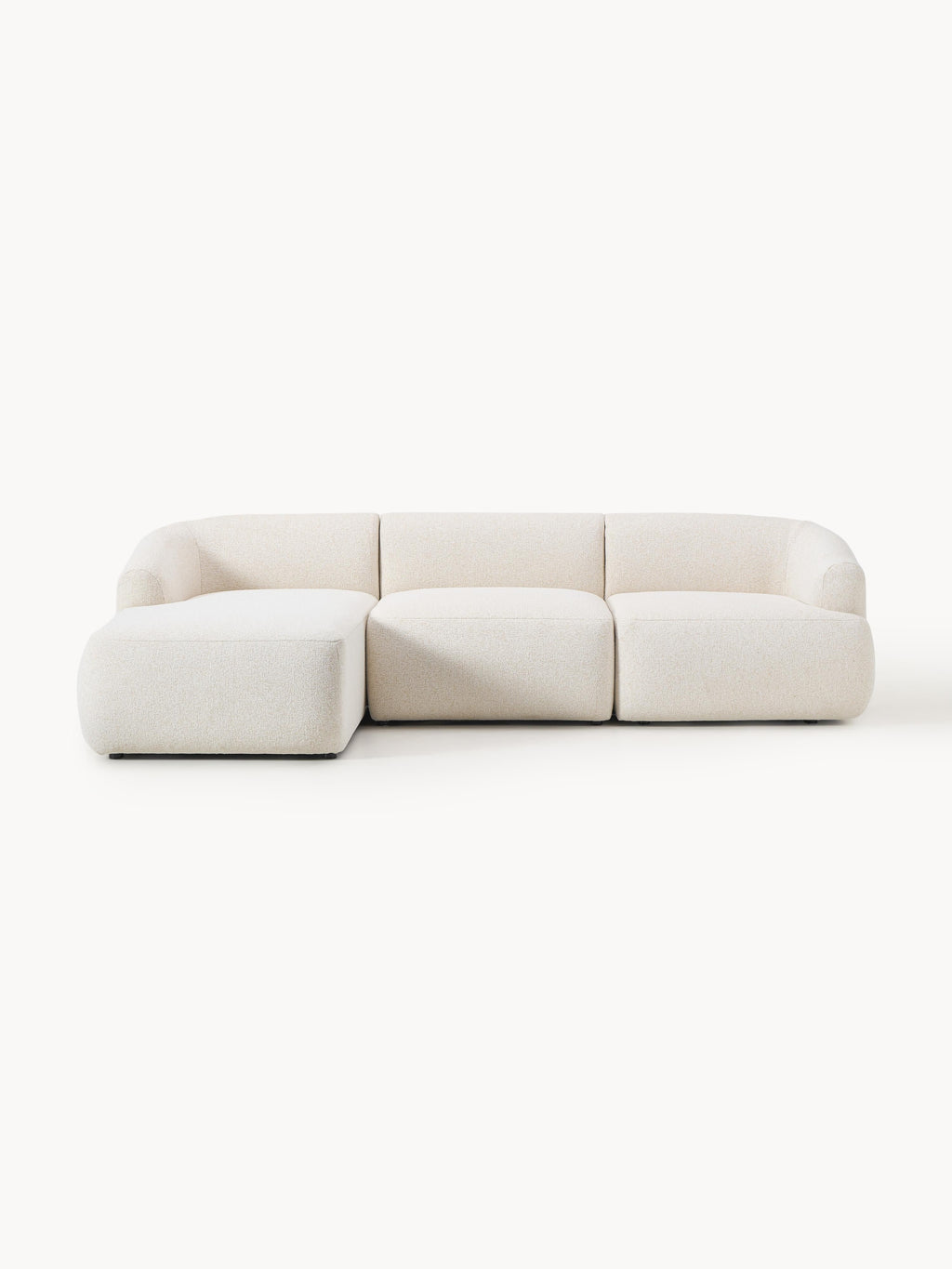 Galeriebild 1 - Modulares Bouclé-Ecksofa Sofia (3-Sitzer)