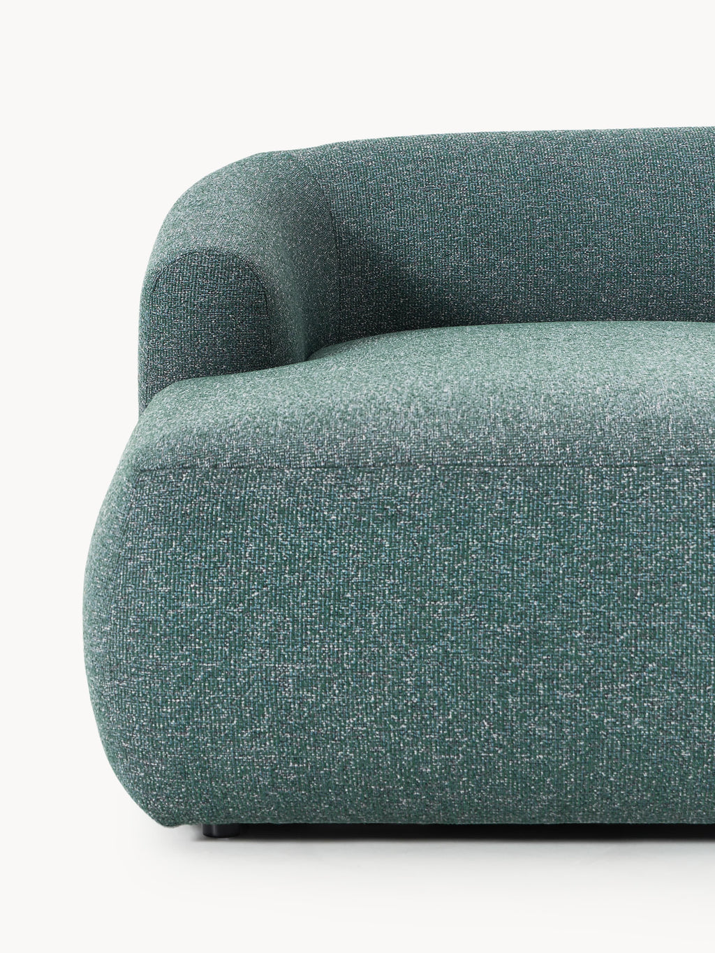 Bouclé-Chaise-Eckmodul Sofia