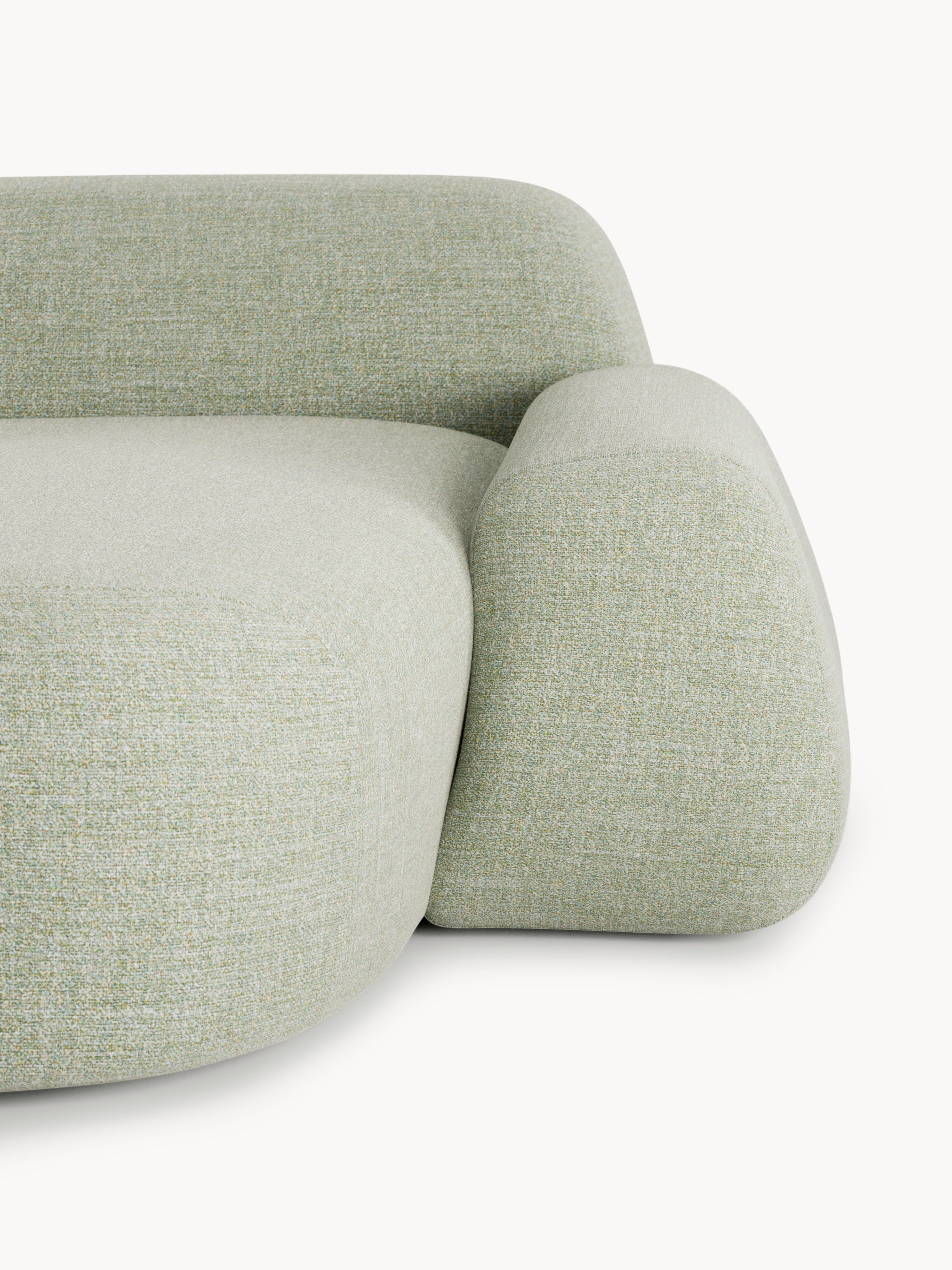 Modulares Bouclé-Ecksofa Wolke (4-Sitzer)