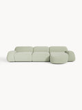 Galeriebild 1 - Modulares Bouclé-Ecksofa Wolke (4-Sitzer)