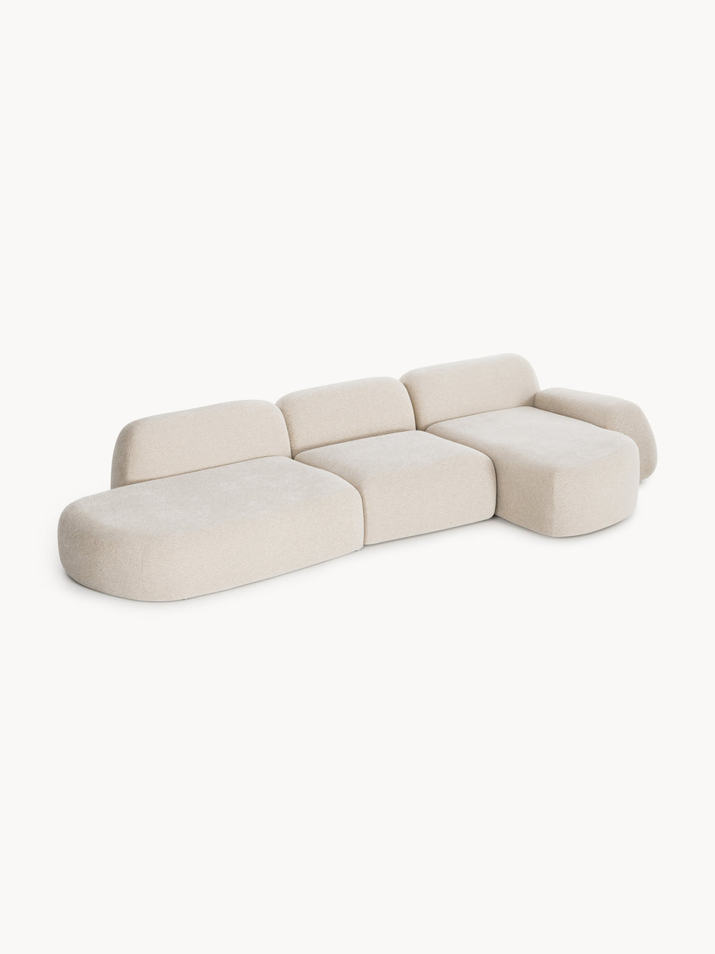 Modulares Ecksofa Wolke (4-Sitzer) mit Chaiselongue