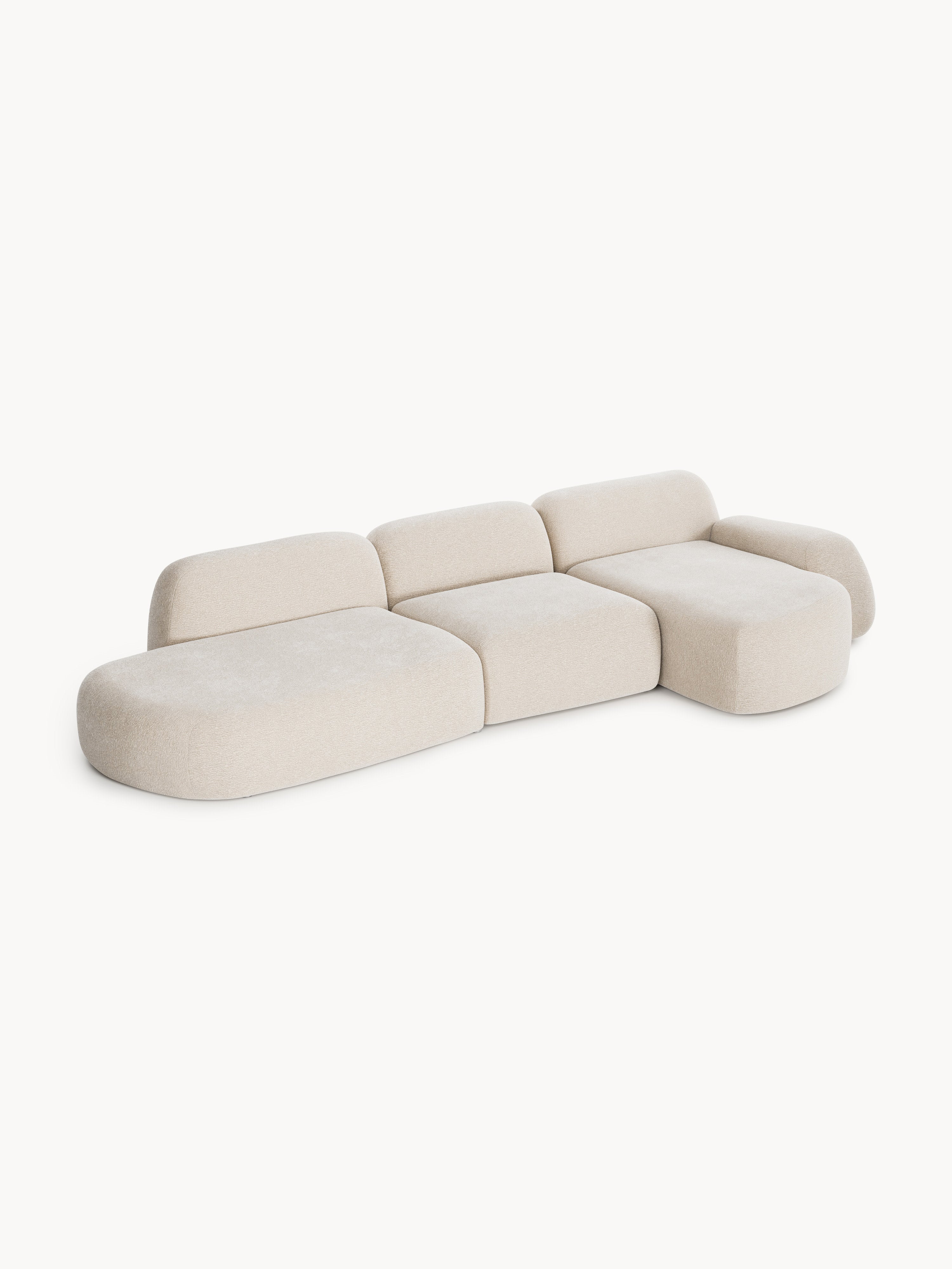 Modulares Ecksofa Wolke (4-Sitzer) mit Chaiselongue