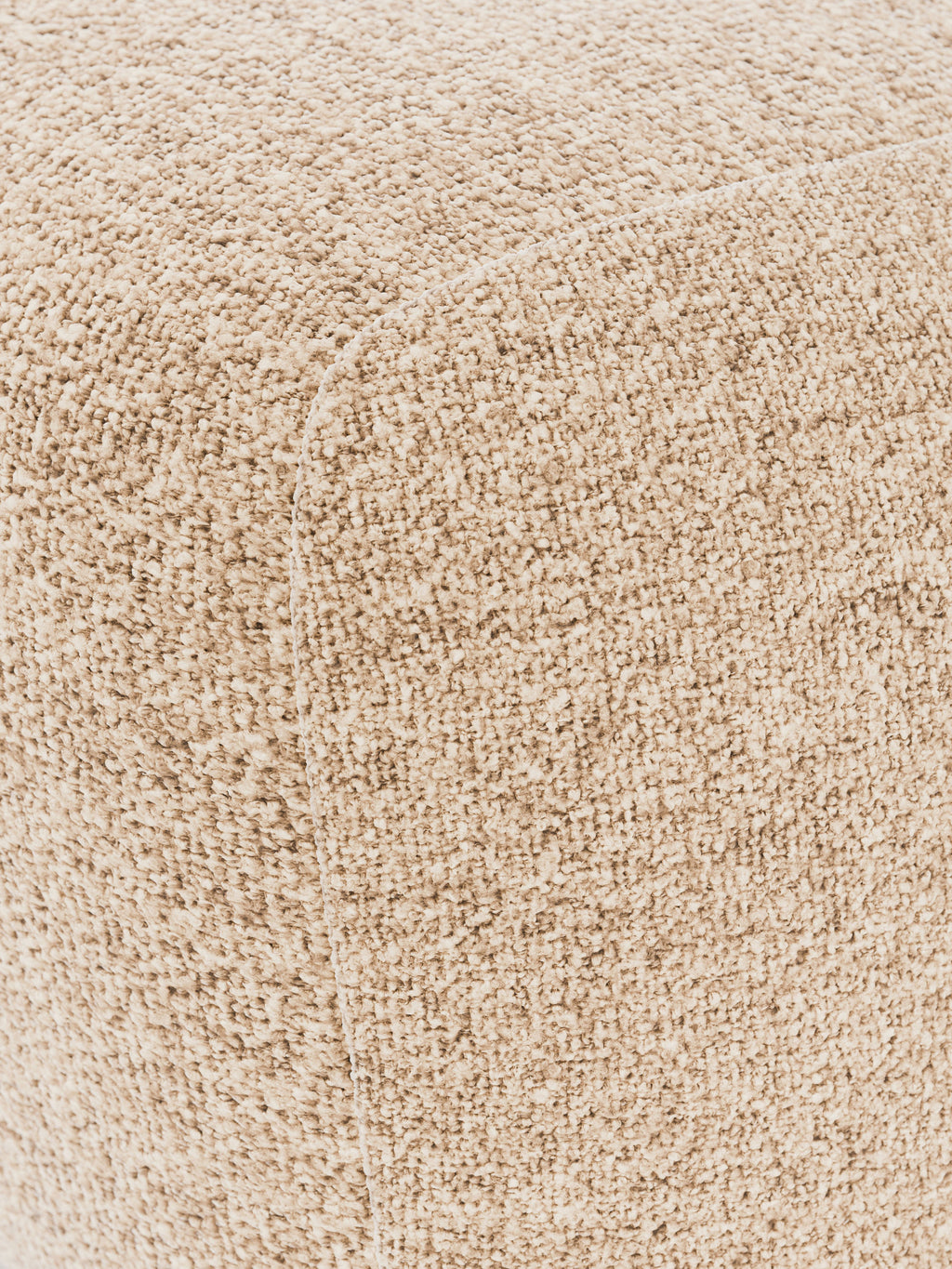 Ovaler Bouclé-Sofa-Hocker Wolke