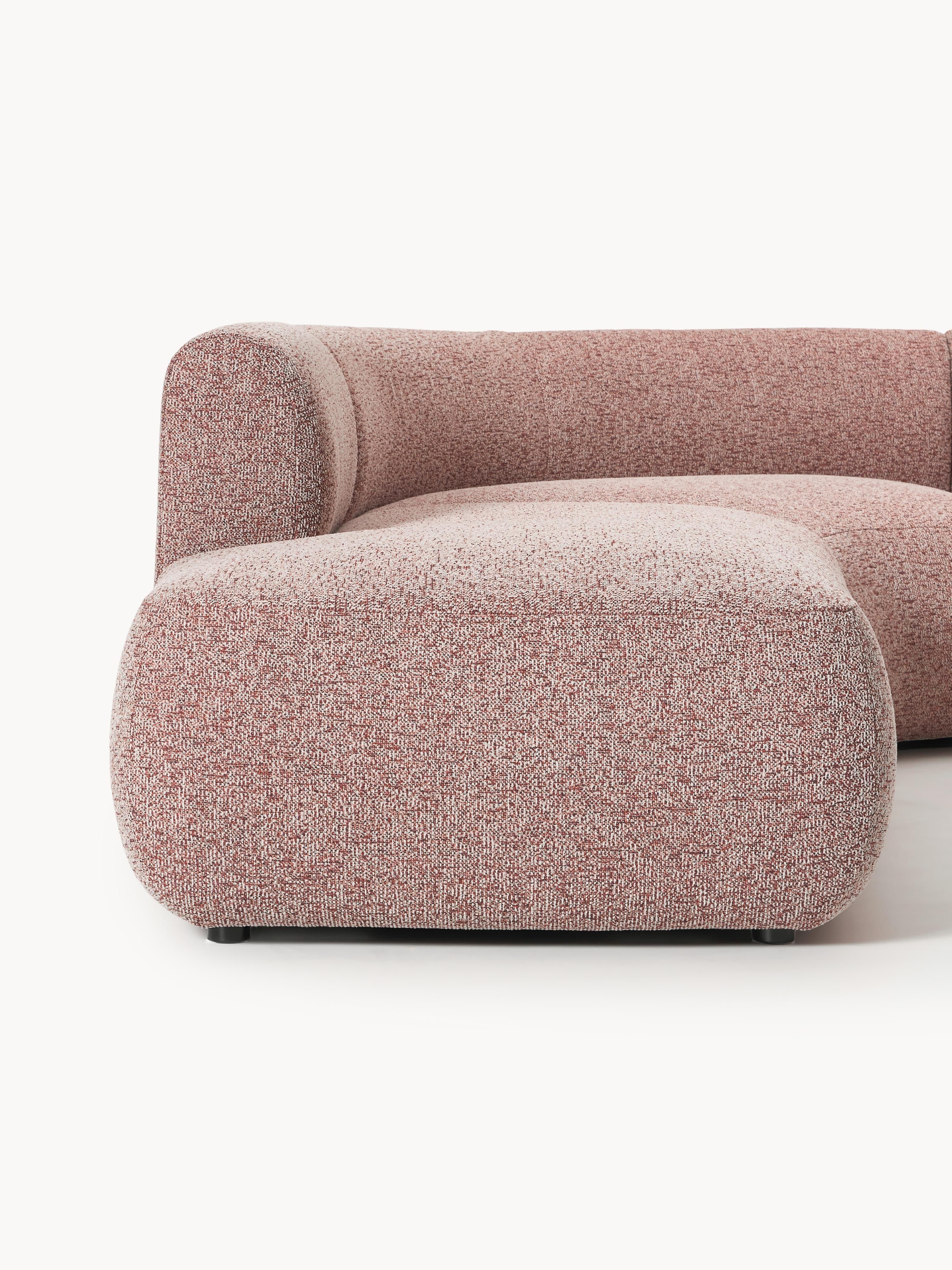 Modulares Bouclé-Ecksofa Sofia (4-Sitzer)