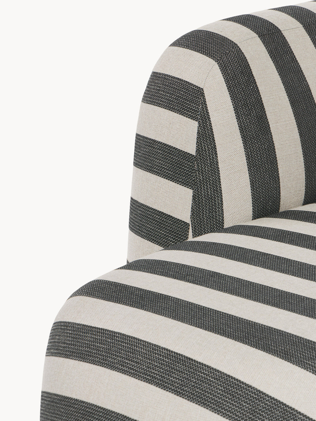 Modulare Gestreifte Chaise Wolke (3-Sitzer)
