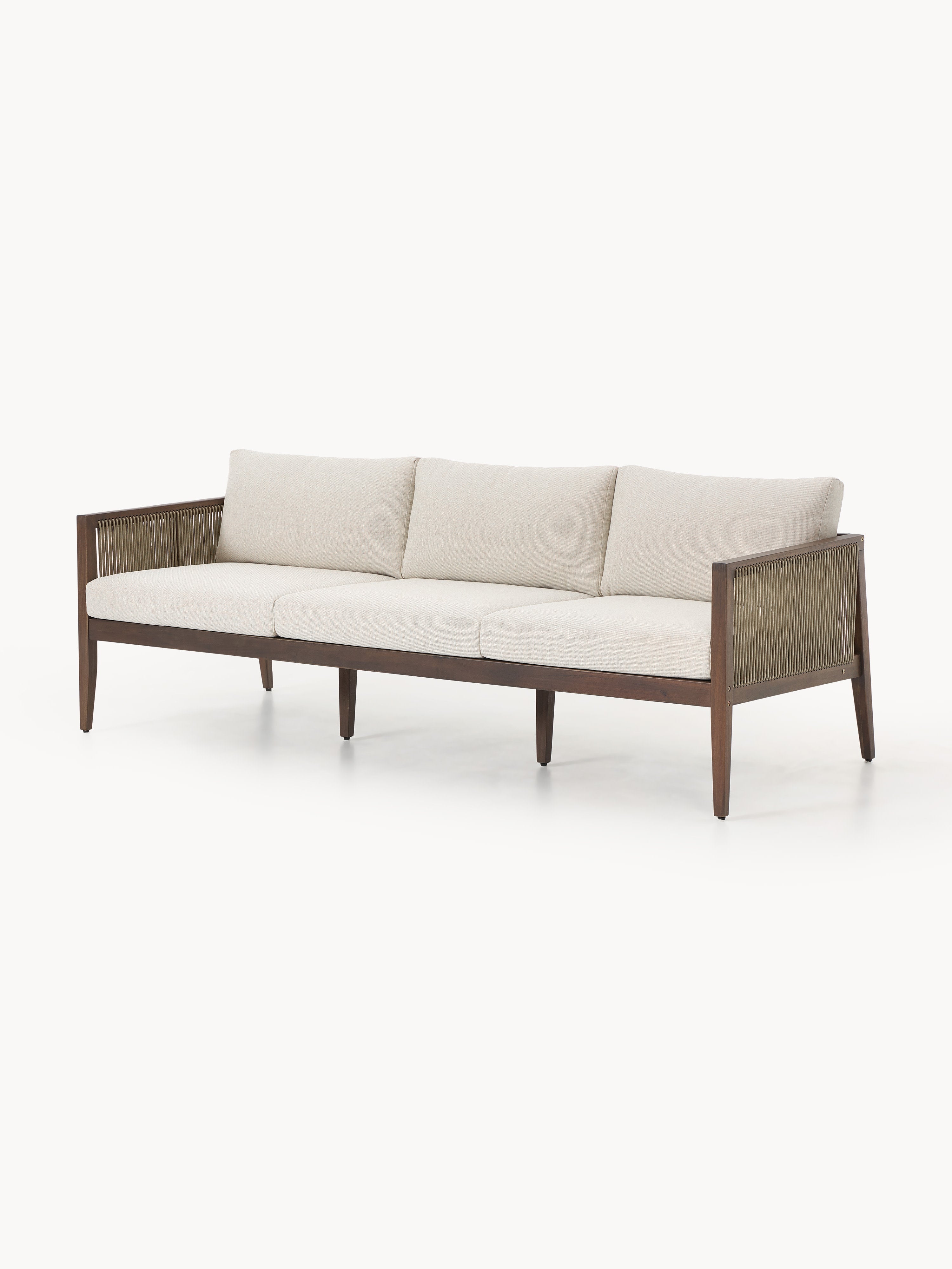 Garten-Loungesofa Travis (3-Sitzer) aus Akazienholz