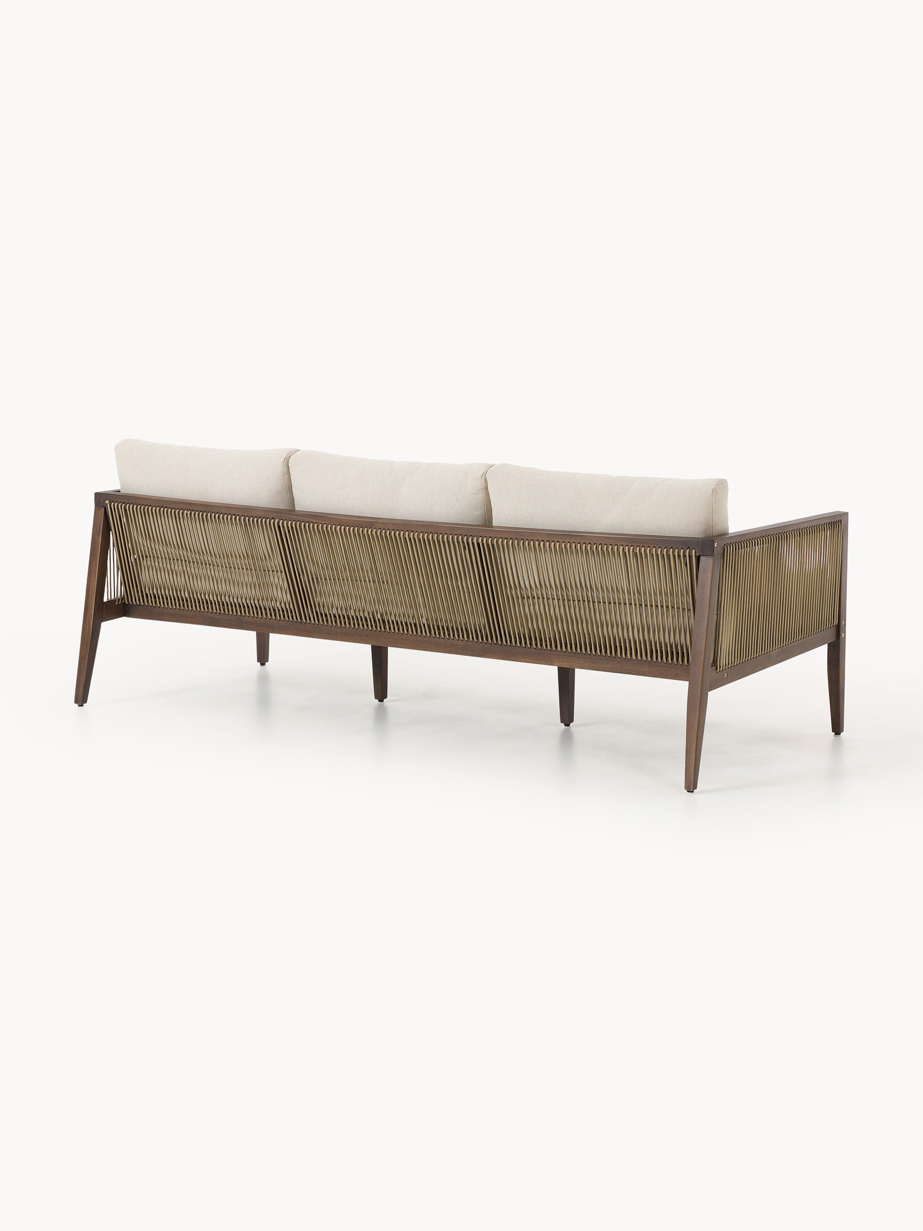 Garten-Loungesofa Travis (3-Sitzer) aus Akazienholz