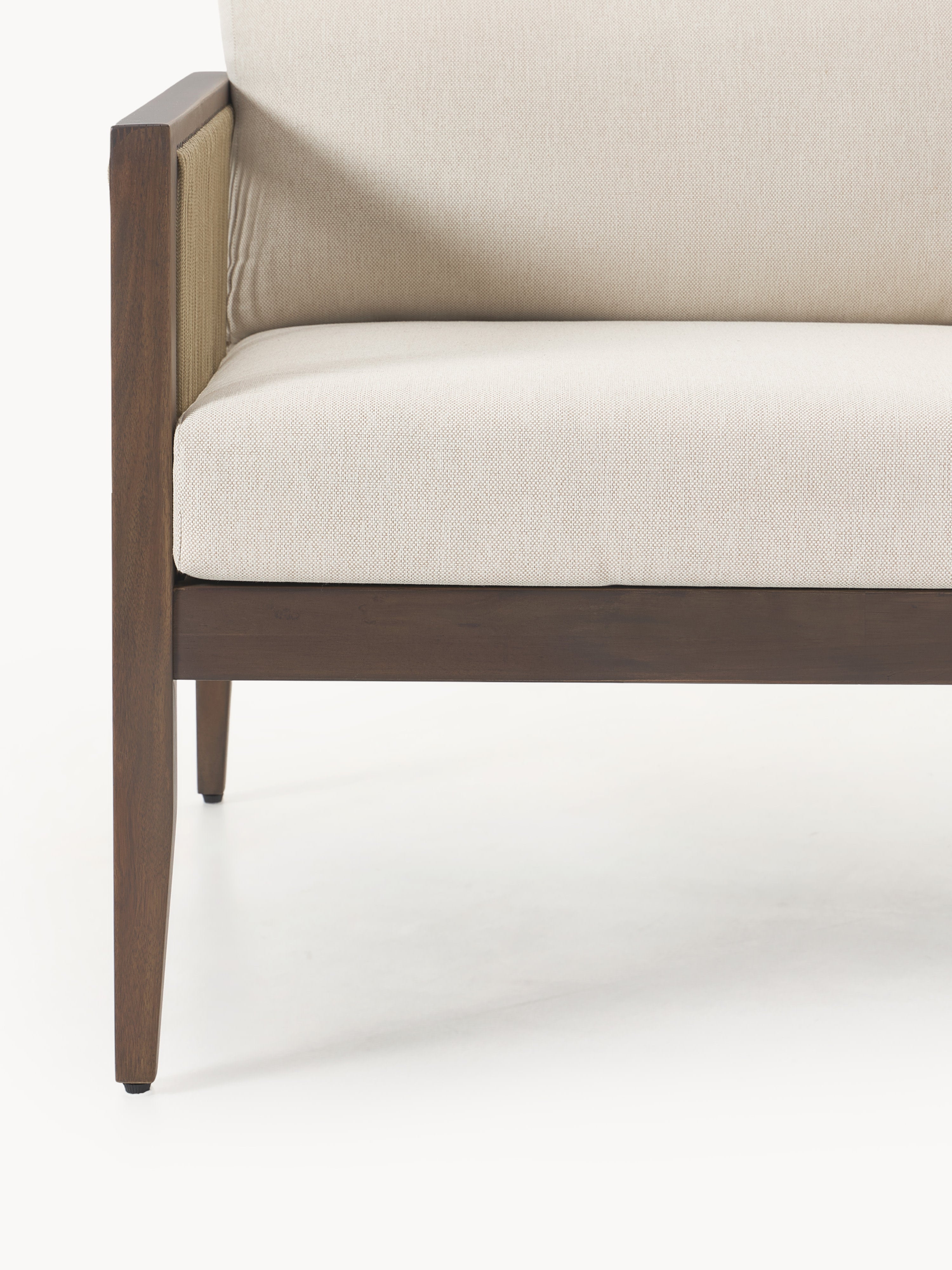 Garten-Loungesofa Travis (3-Sitzer) aus Akazienholz