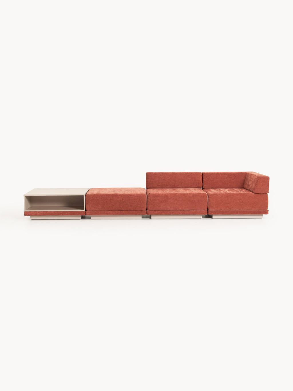 Galeriebild 1 - Modulares Sofa Colin (4-Sitzer) mit Couchtisch & Ottomane