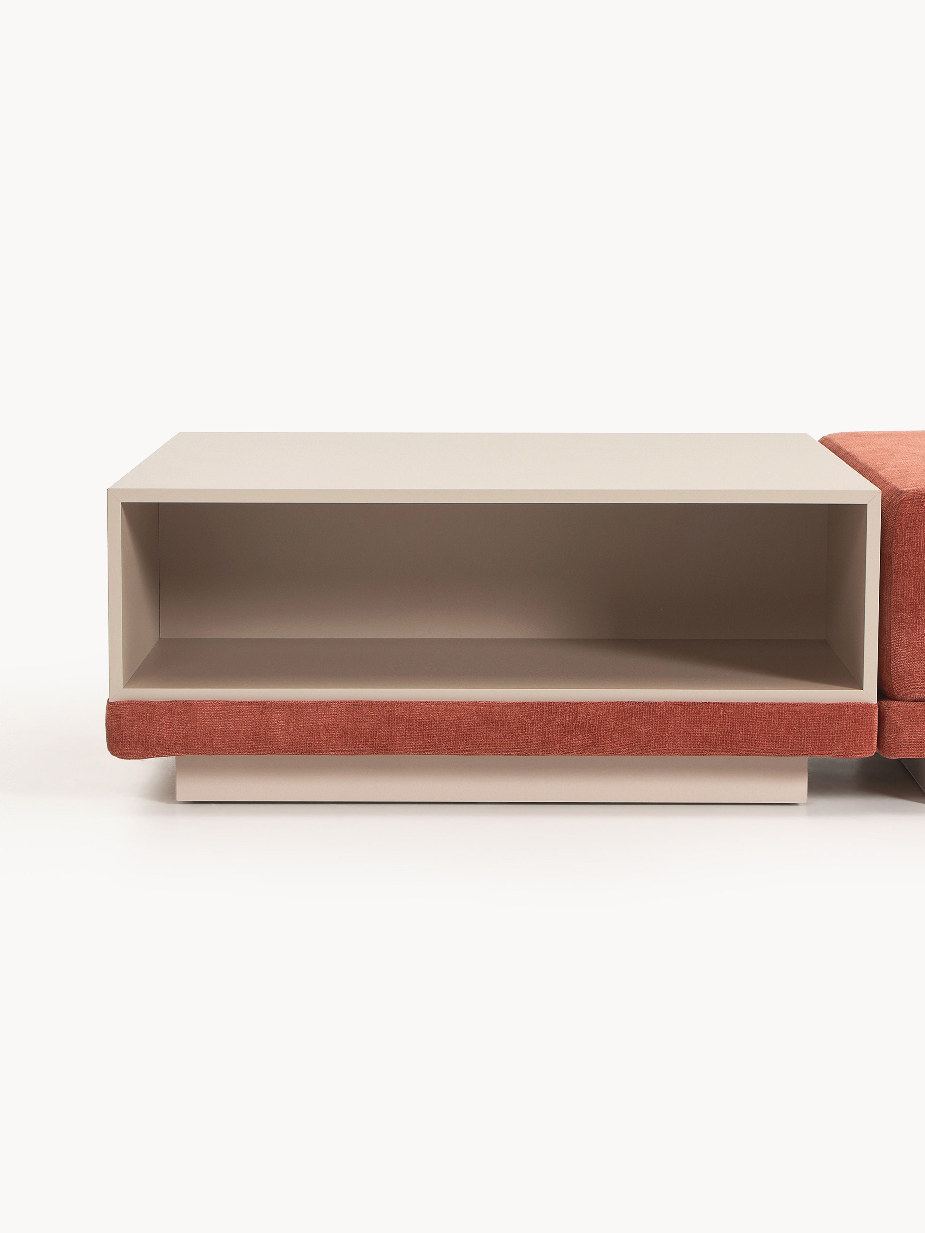 Modulares Sofa Colin (4-Sitzer) mit Couchtisch & Ottomane