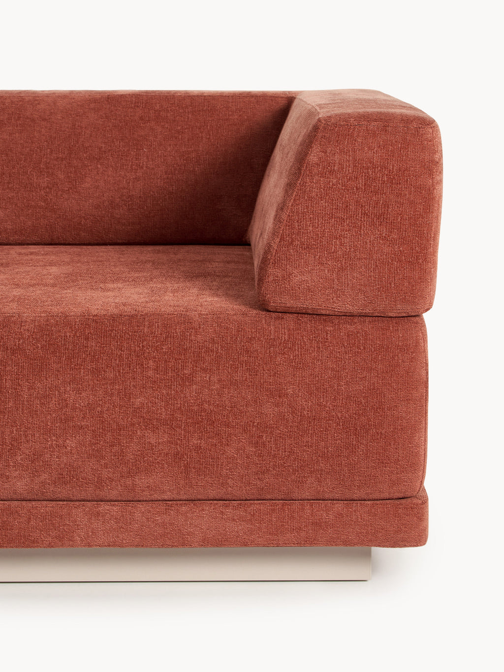 Modulares Sofa Colin (4-Sitzer) mit Couchtisch & Ottomane