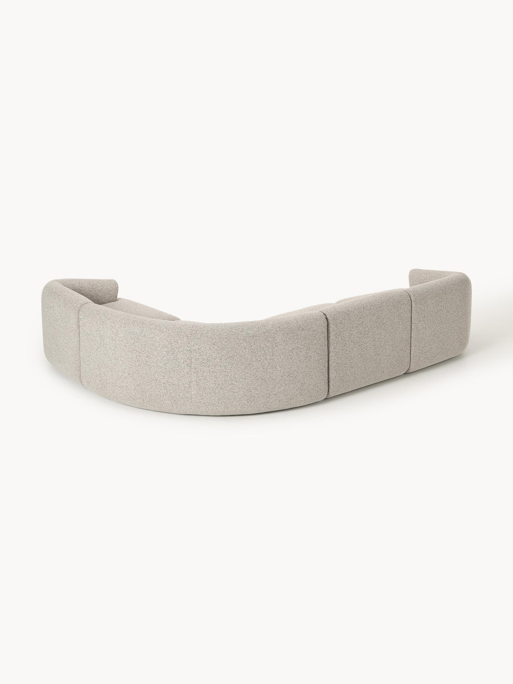 Modulares Bouclé-Ecksofa Sofia (4-Sitzer)